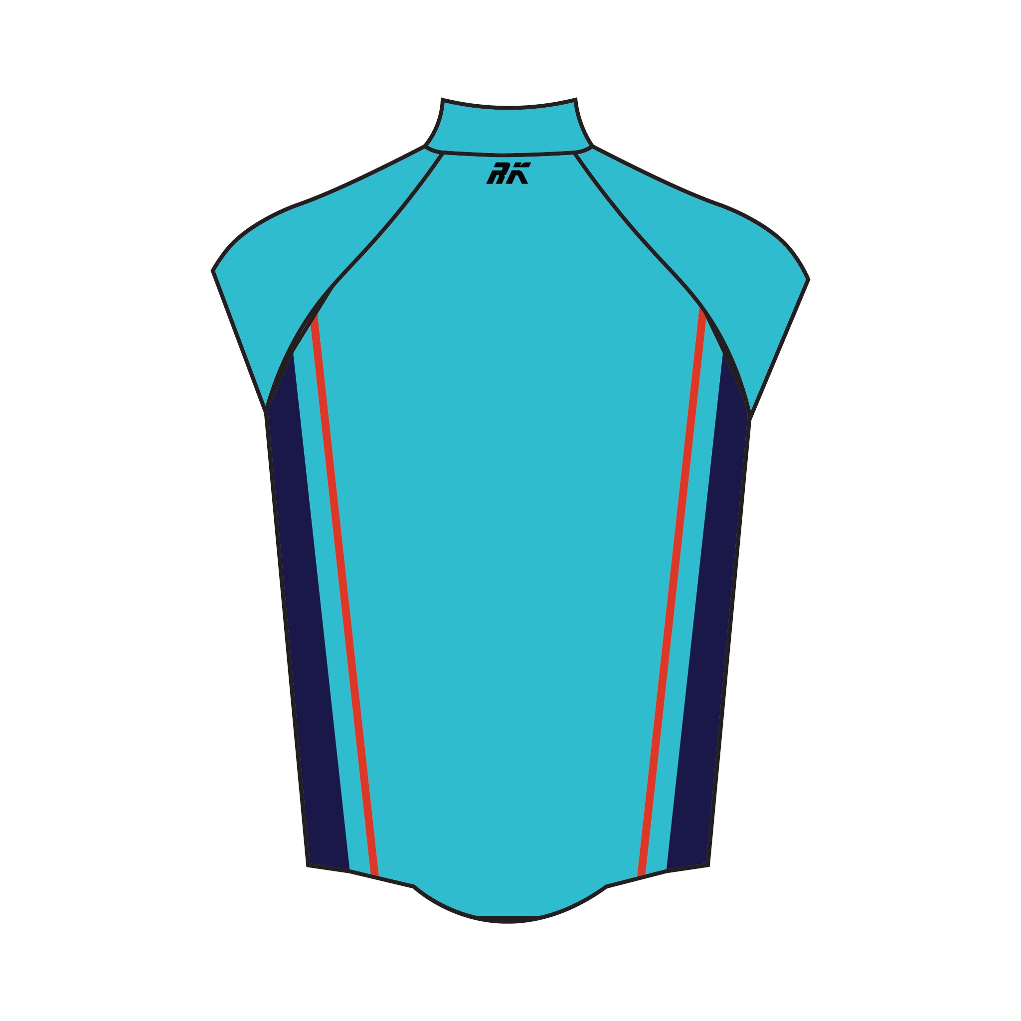 Burnham-On-Sea Gig Rowing Club Thermal Gilet 2