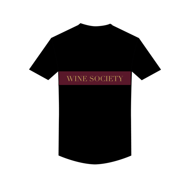 University of York Wine Appreciation Society Black Bespoke Gym T-Shirt