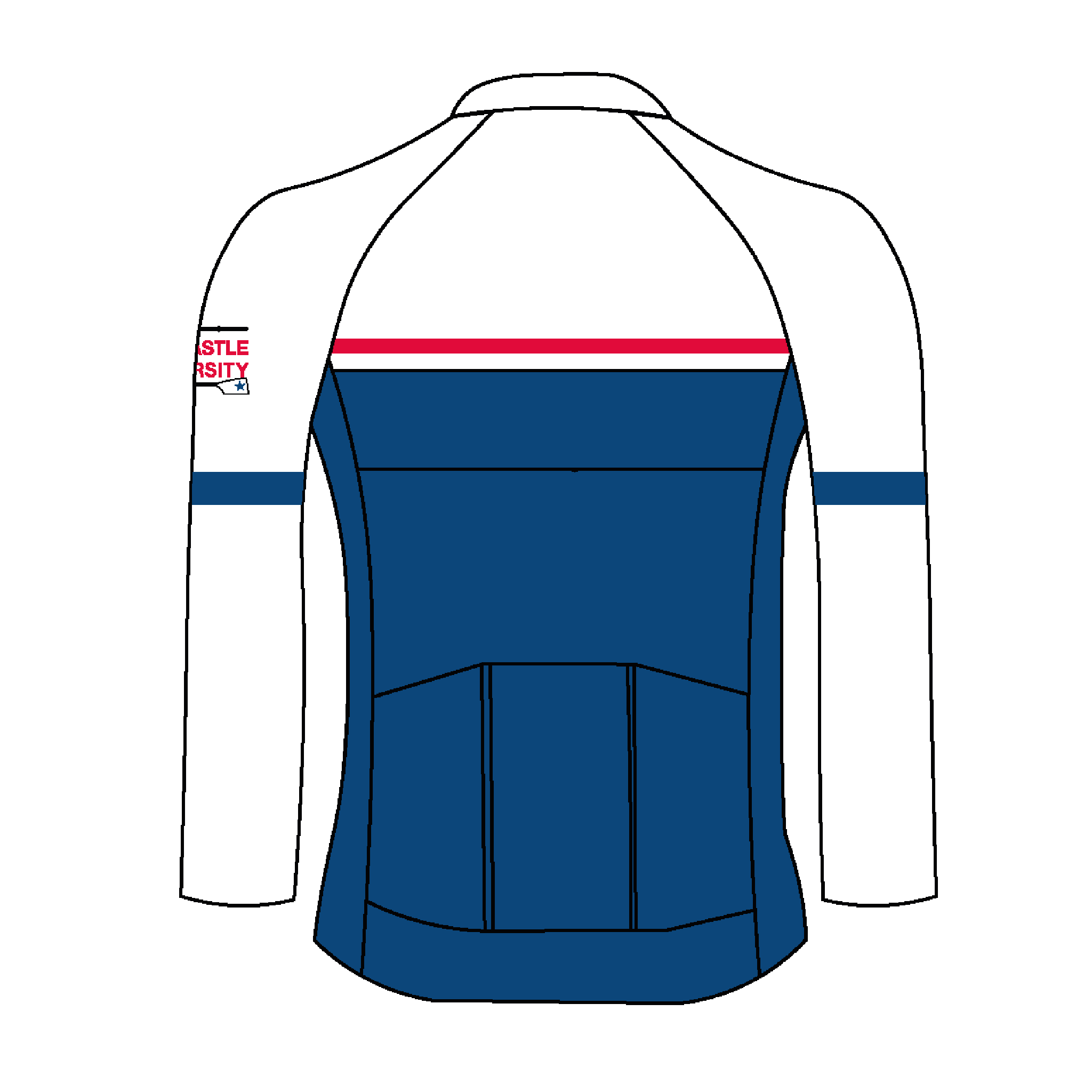 Newcastle University BC Long Sleeve Cycling Jersey