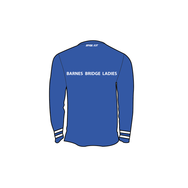 Barnes Bridge Ladies RC Bespoke Blue Long Sleeve Gym T-Shirt
