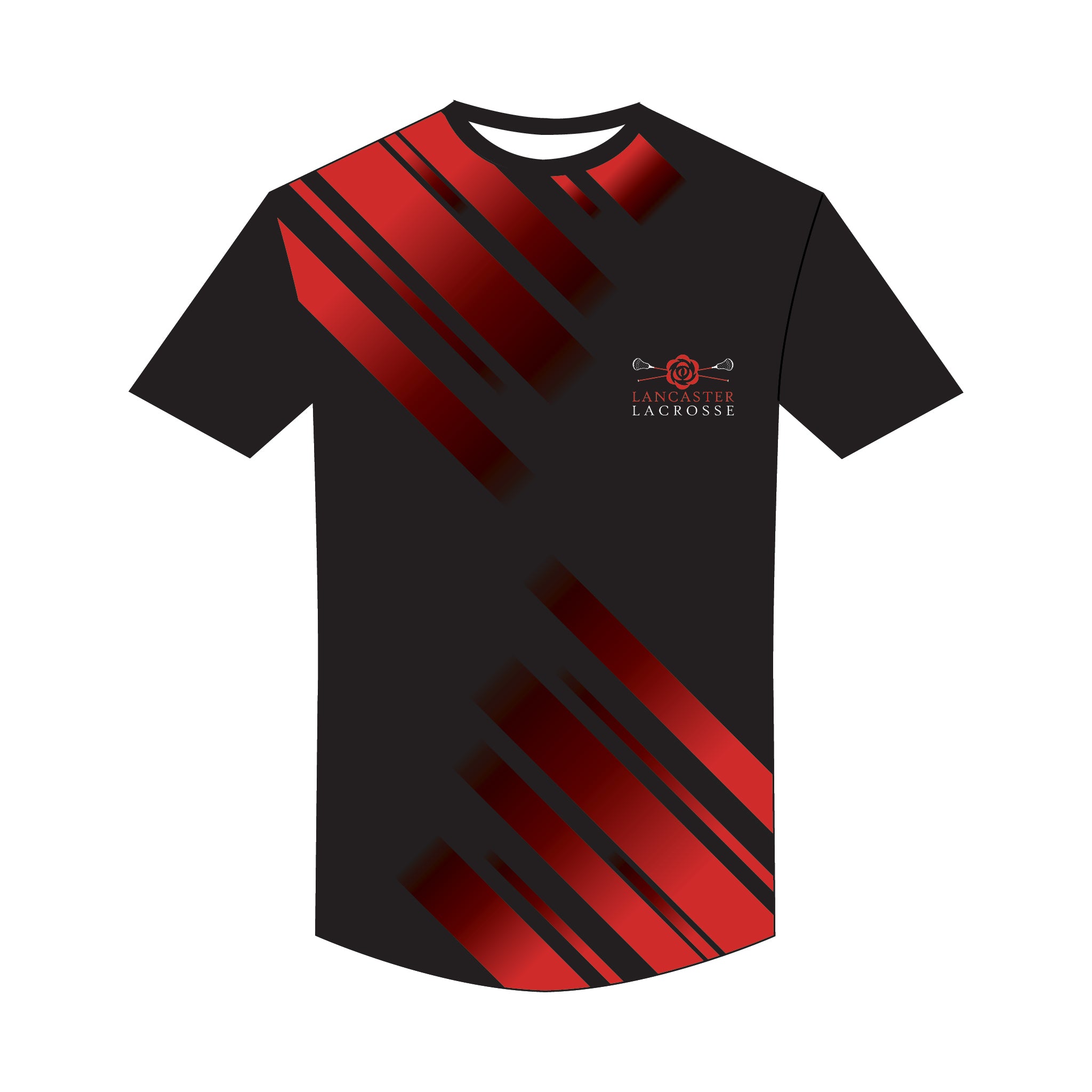 Lancaster University Lacrosse Bespoke Short Sleeve Gym T-shirt 2