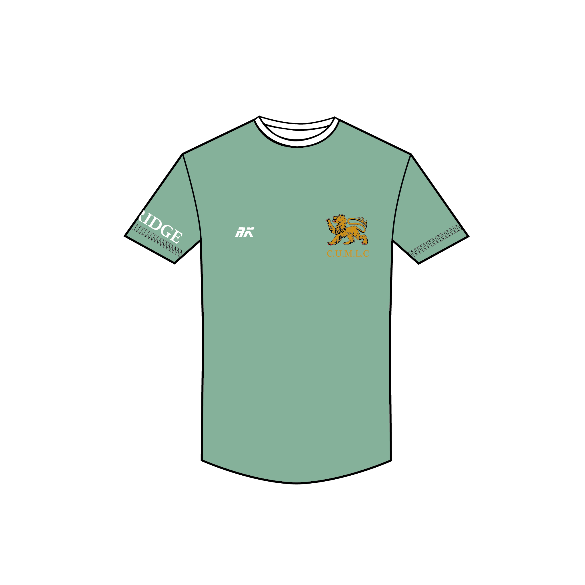 Cambridge University Mixed Lacrosse Bespoke Blue Gym T-Shirt