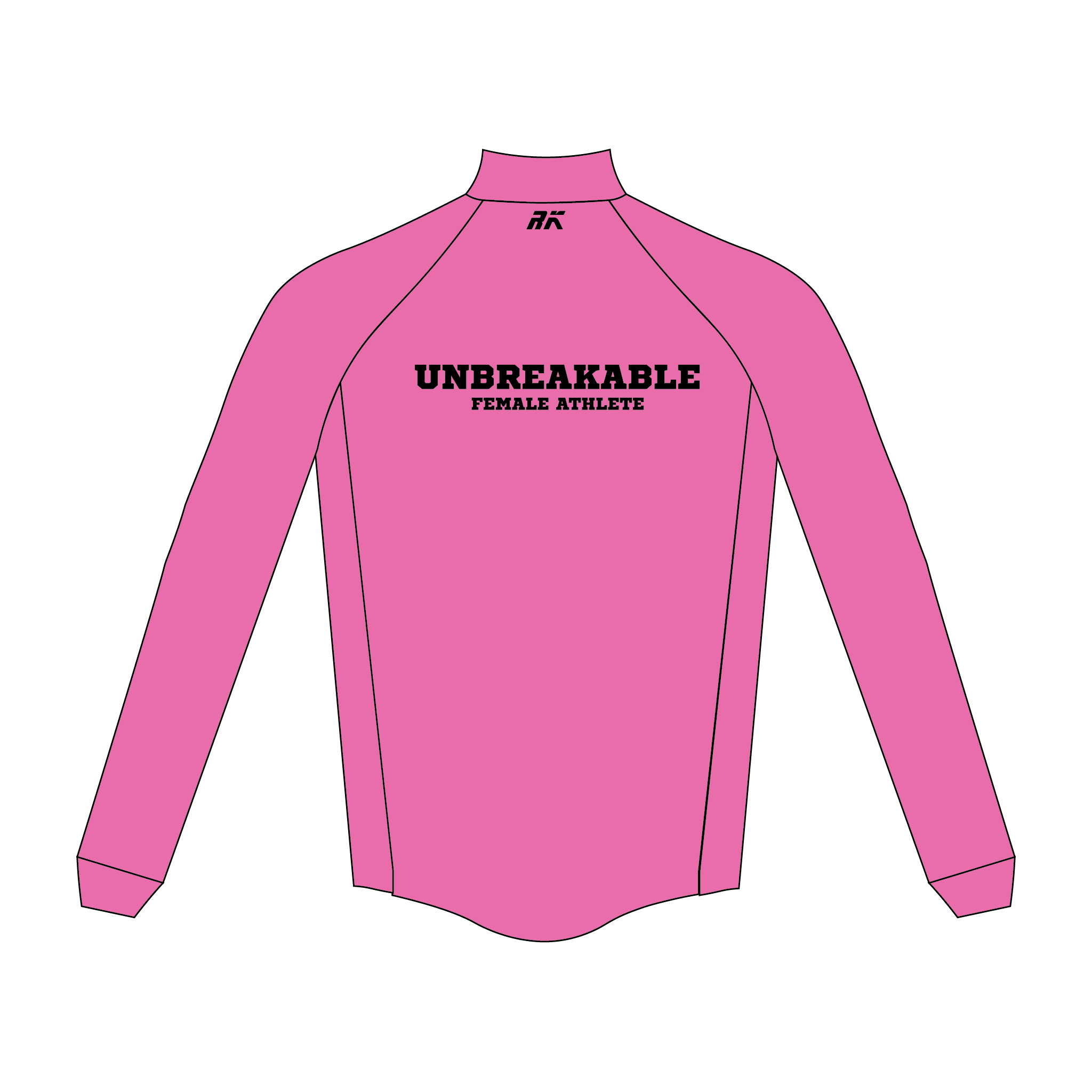 Unbreakable Female Athlete Thermal Splash Jacket