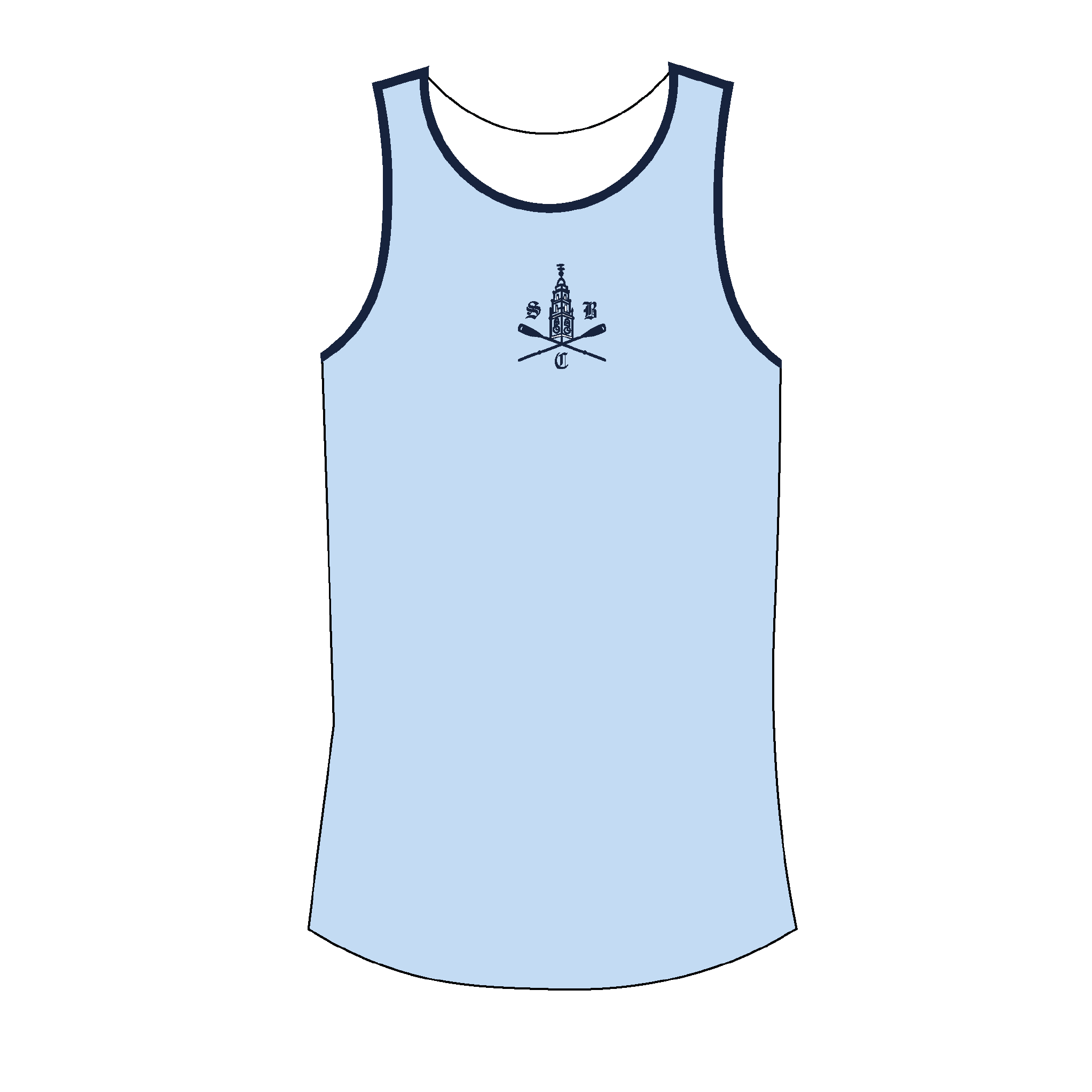 Shandon Boat Club Gym Vest Design 2