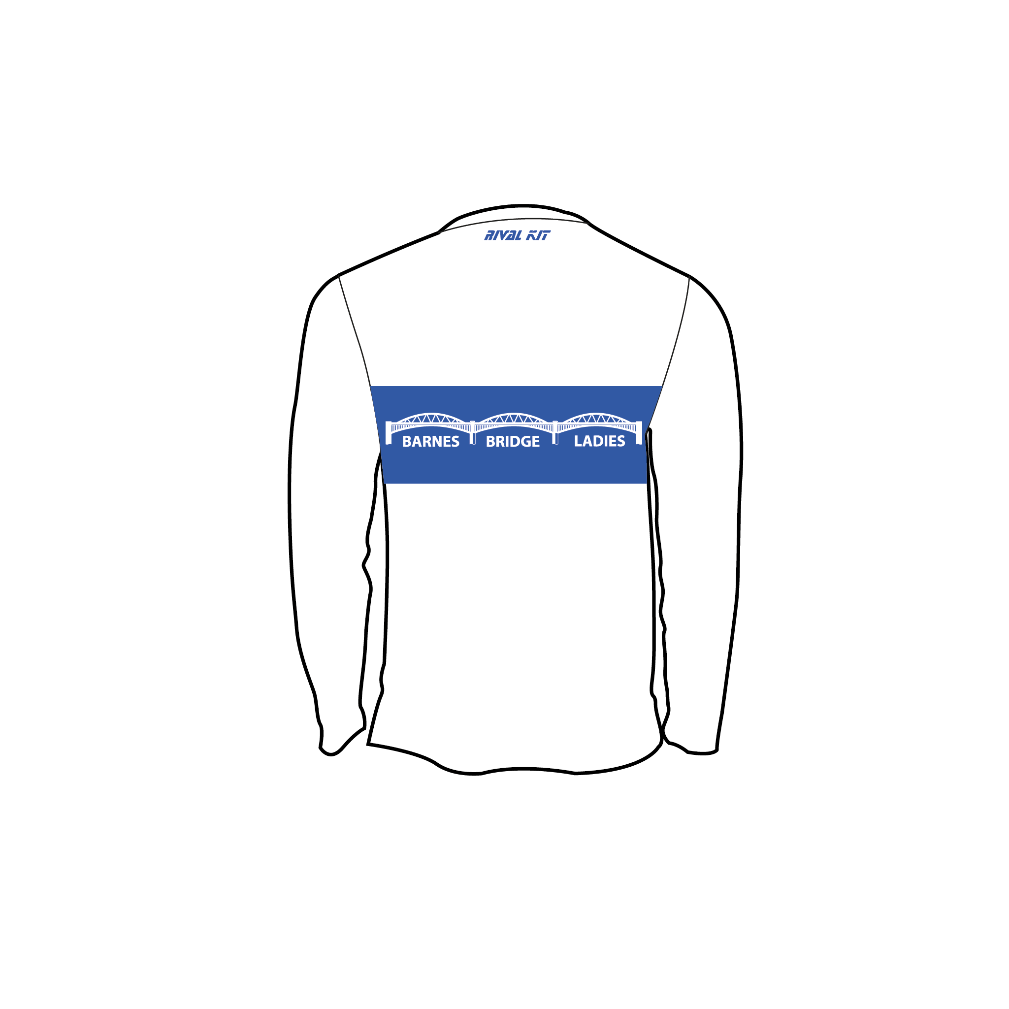 Barnes Bridge Ladies RC Bespoke Long Sleeve Gym T-Shirt