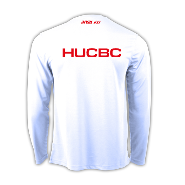 Hartpury University & College White Long Sleeve Gym T-Shirt