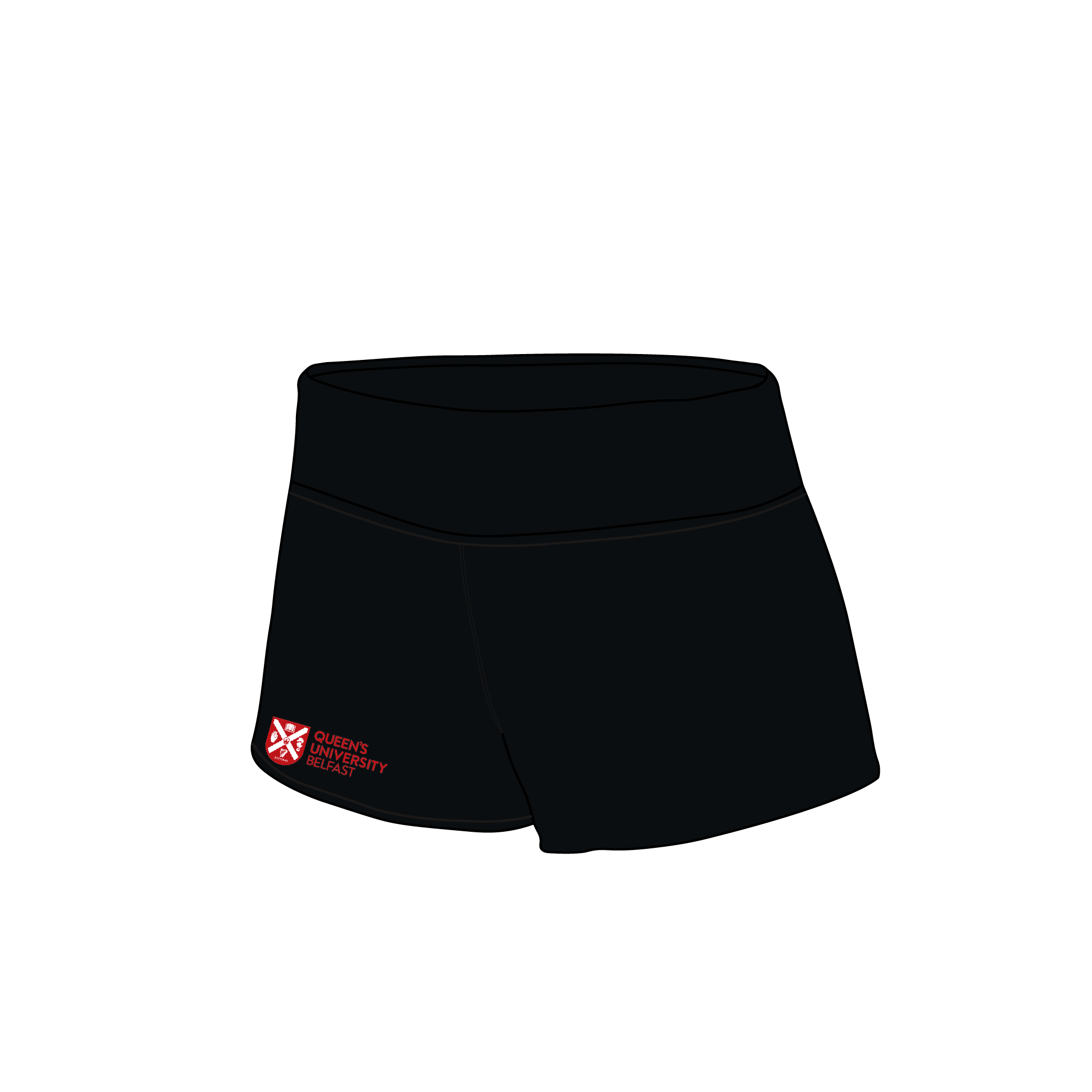 Queen's University Belfast Ladies Boat Club Female Gym Shorts