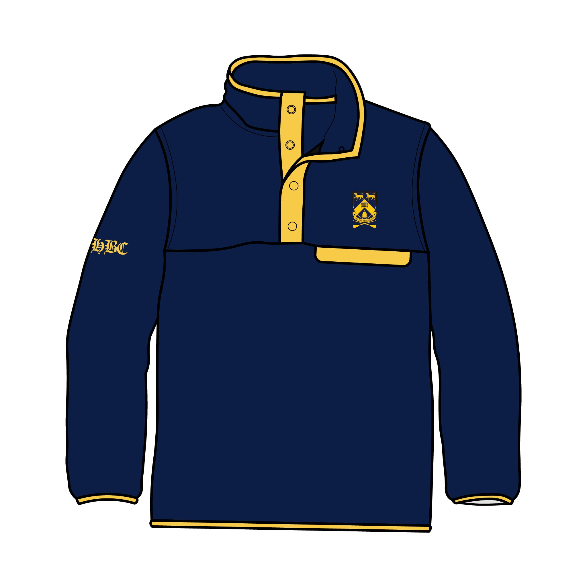 Lady Margaret Hall BC Pocket Fleece
