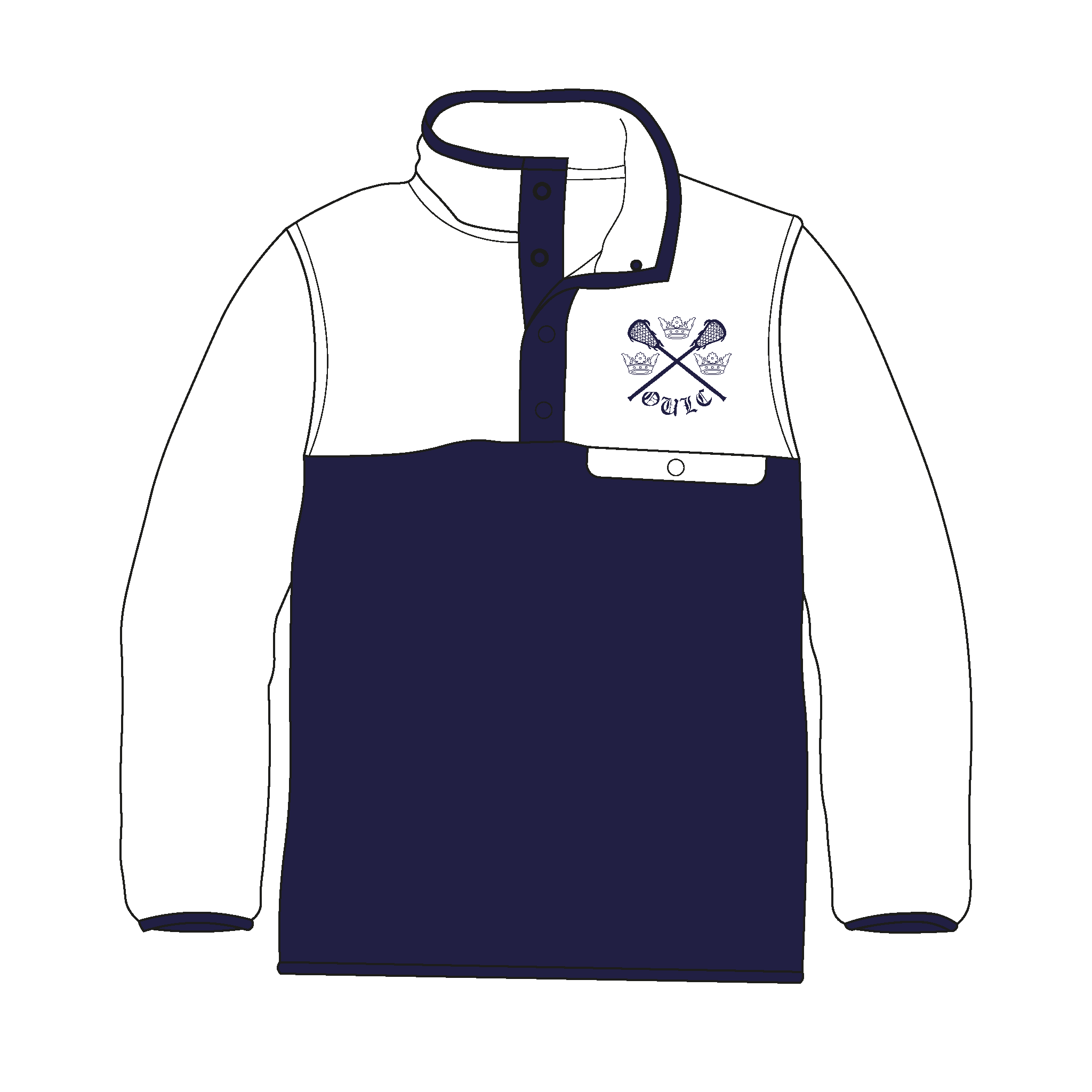 Oxford University Lacrosse Club Fleece