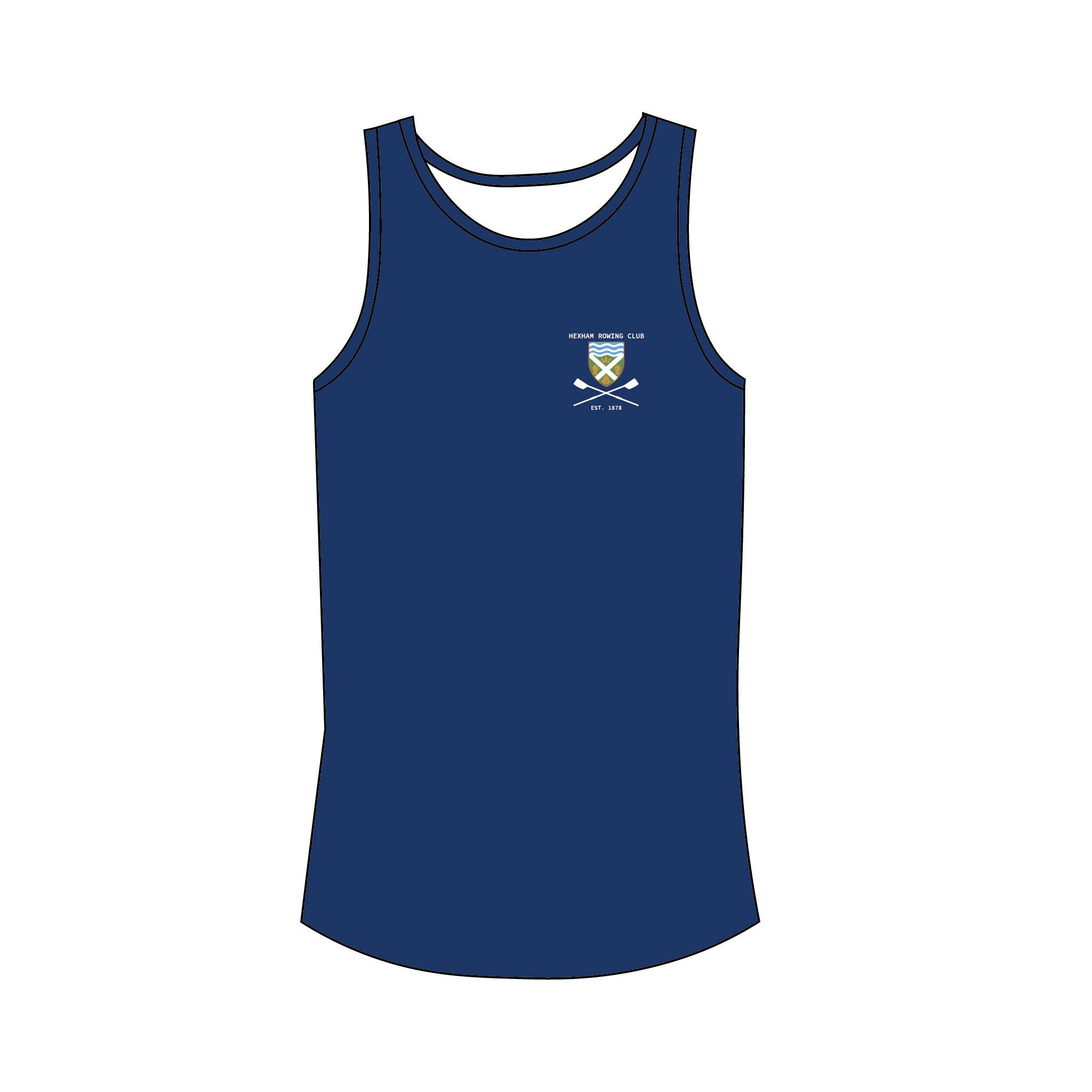 Hexham Rowing Club Coach's Gym Vest