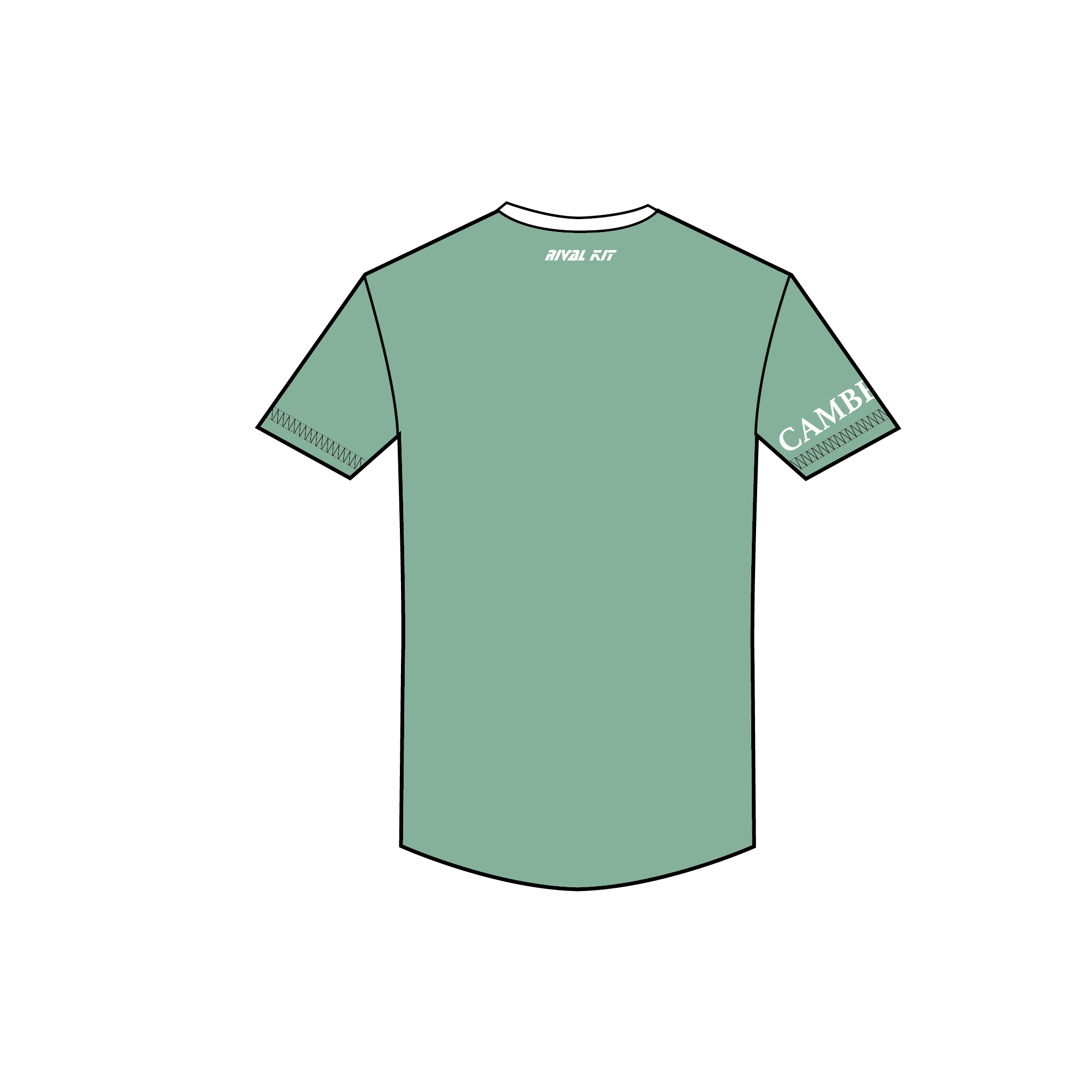Cambridge University Mixed Lacrosse Bespoke Blue Gym T-Shirt