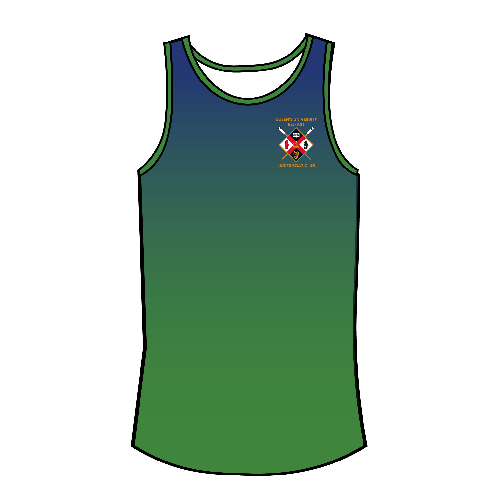 Queen's University Belfast Ladies Boat Club Gym Vest