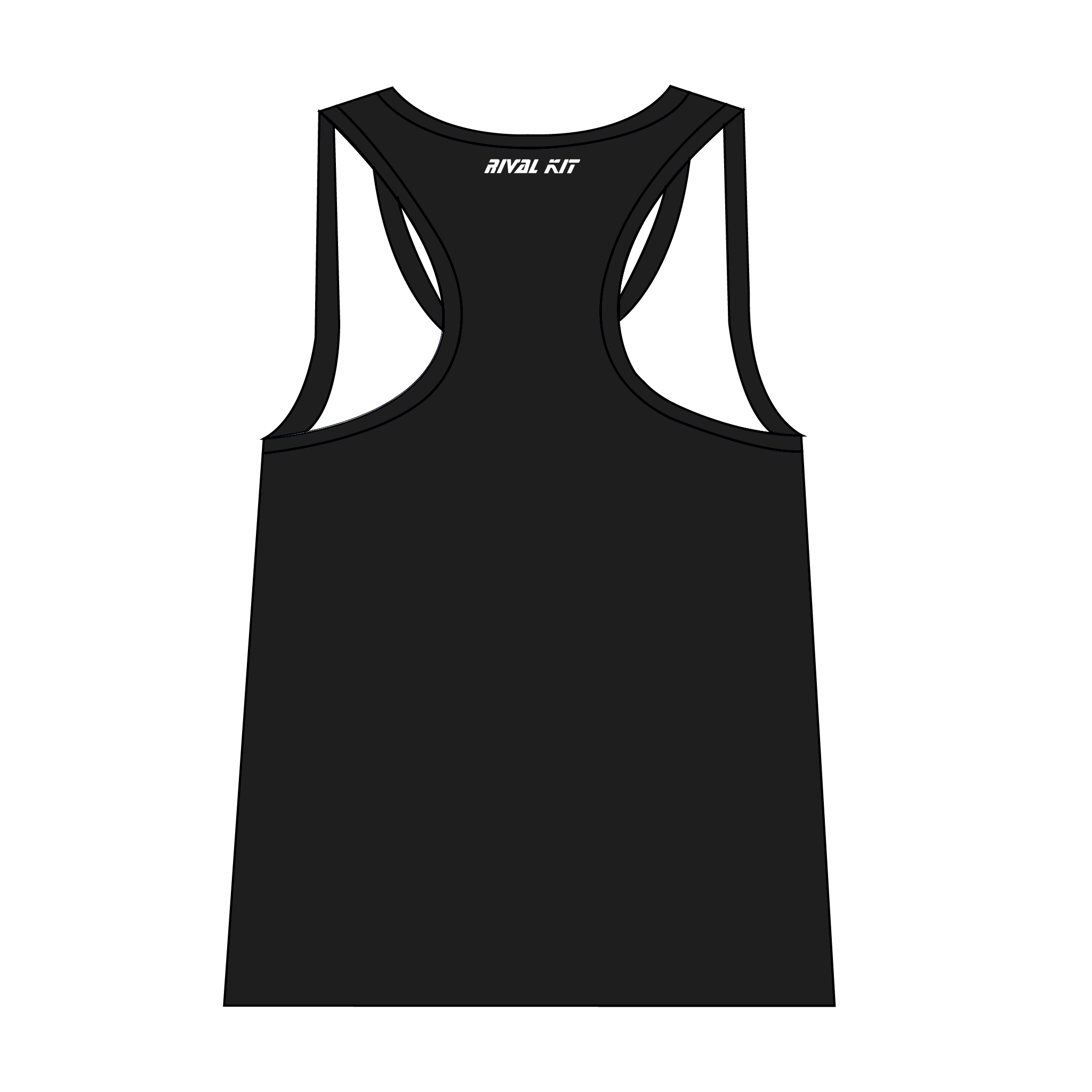 Swansea University Boat Club Black Gym Vest