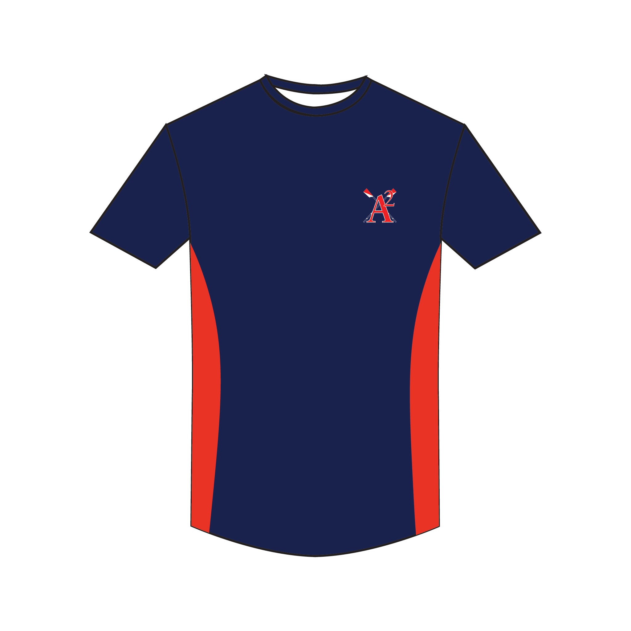 Ann Arbor Rowing Club Bespoke Short sleeve Gym T-shirt