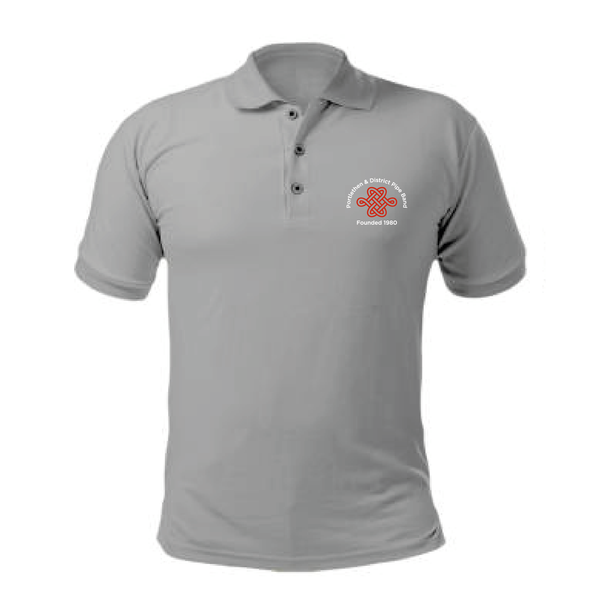 Portlethen & District Pipe Band Grey Polo