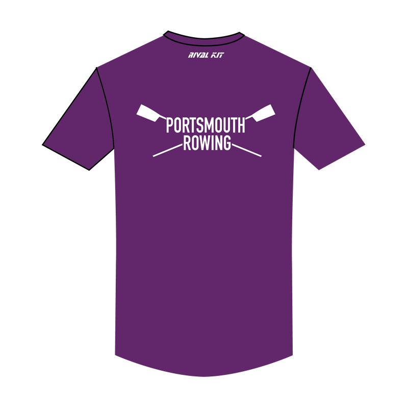 University of Portsmouth Rowing Bespoke Short Sleeve Gym T-shirt 2