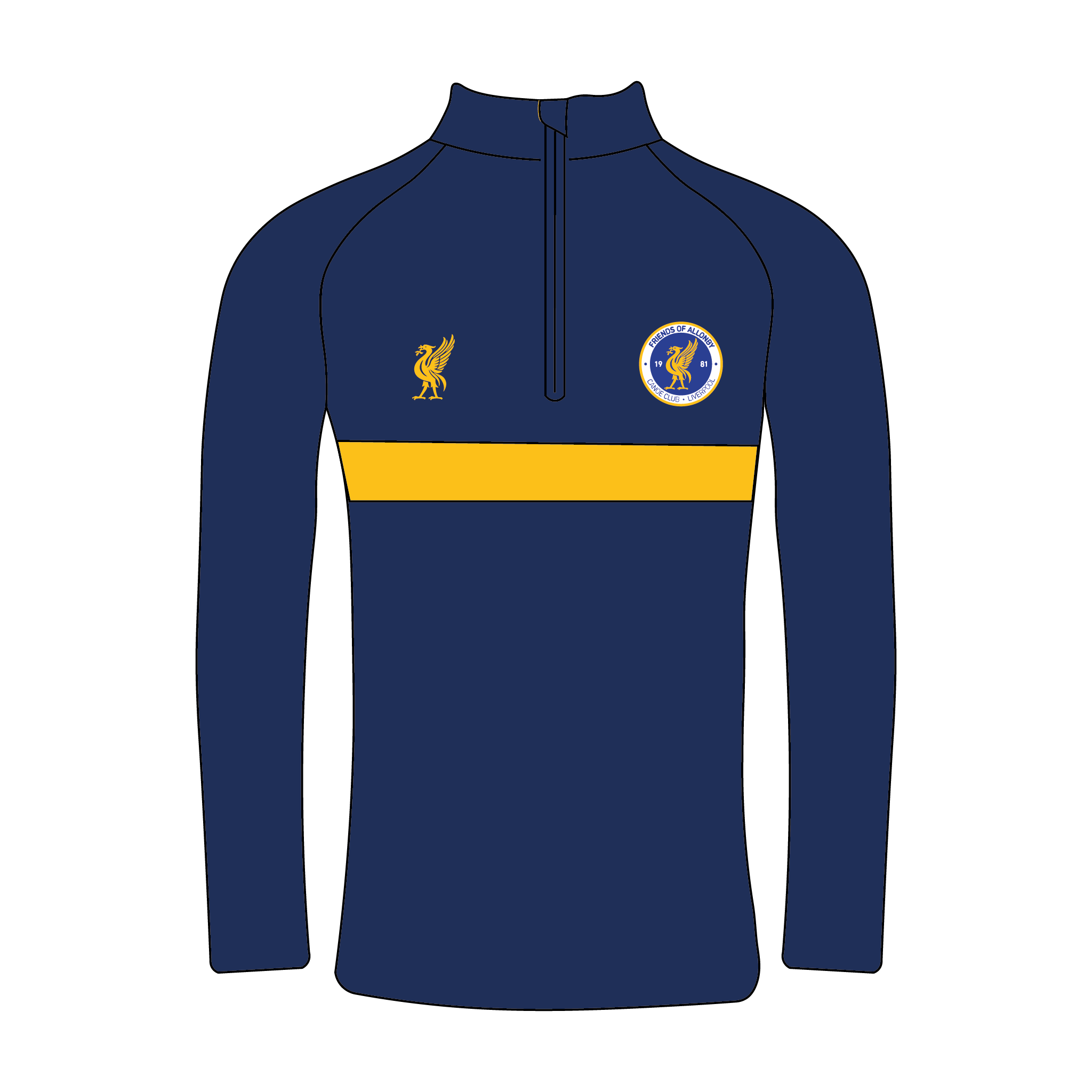 Friends of Allonby Canoe Club Liverpool Q-zip