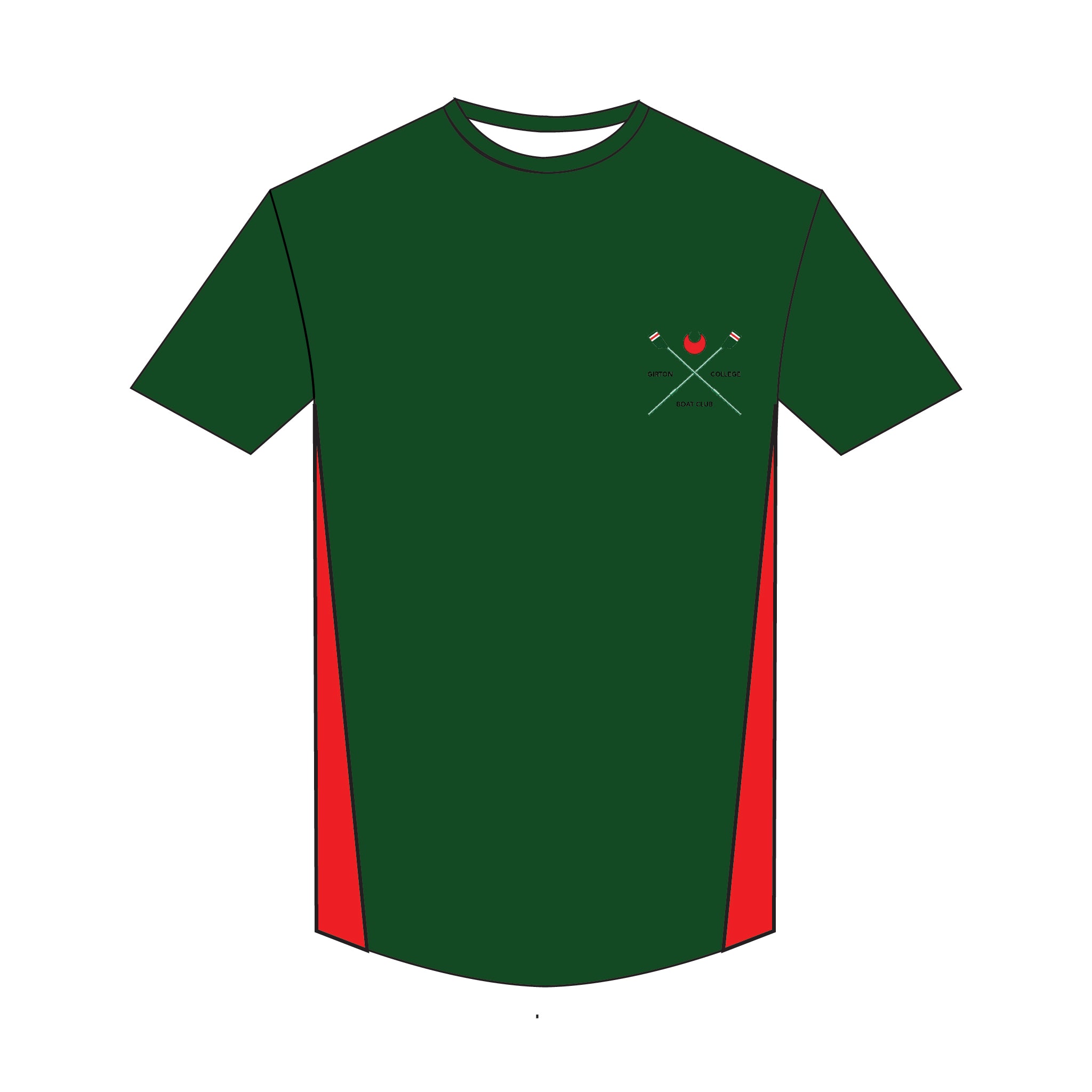 Girton College Boat Club Bespoke Gym T-Shirt 2