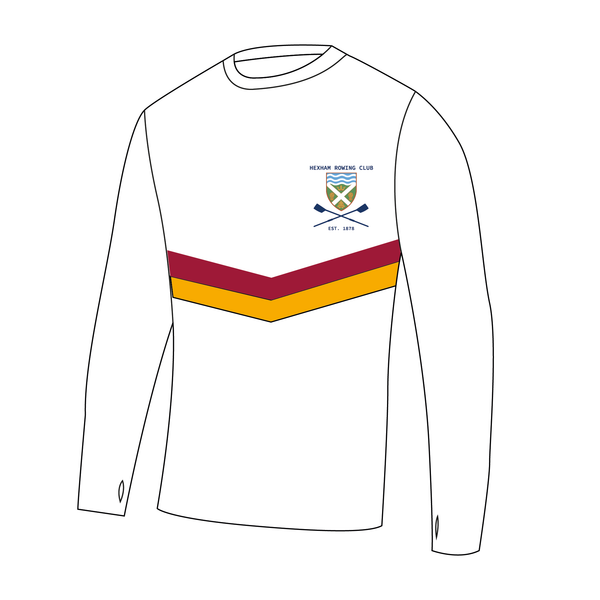 Hexham Rowing Club Bespoke Long Sleeve Gym T-Shirt 2