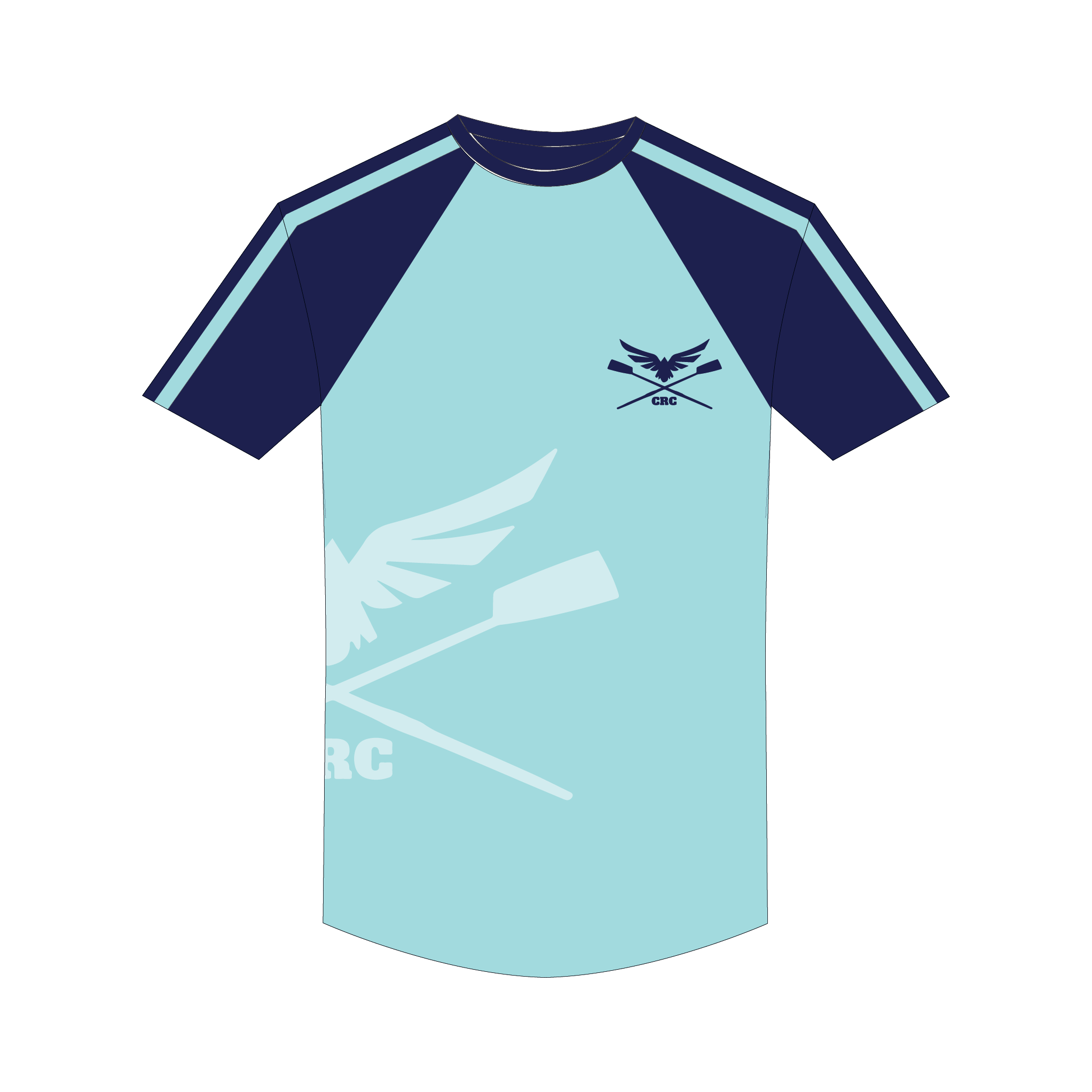 Carrick Rowing Club Short sleeve Gym T-shirt 2