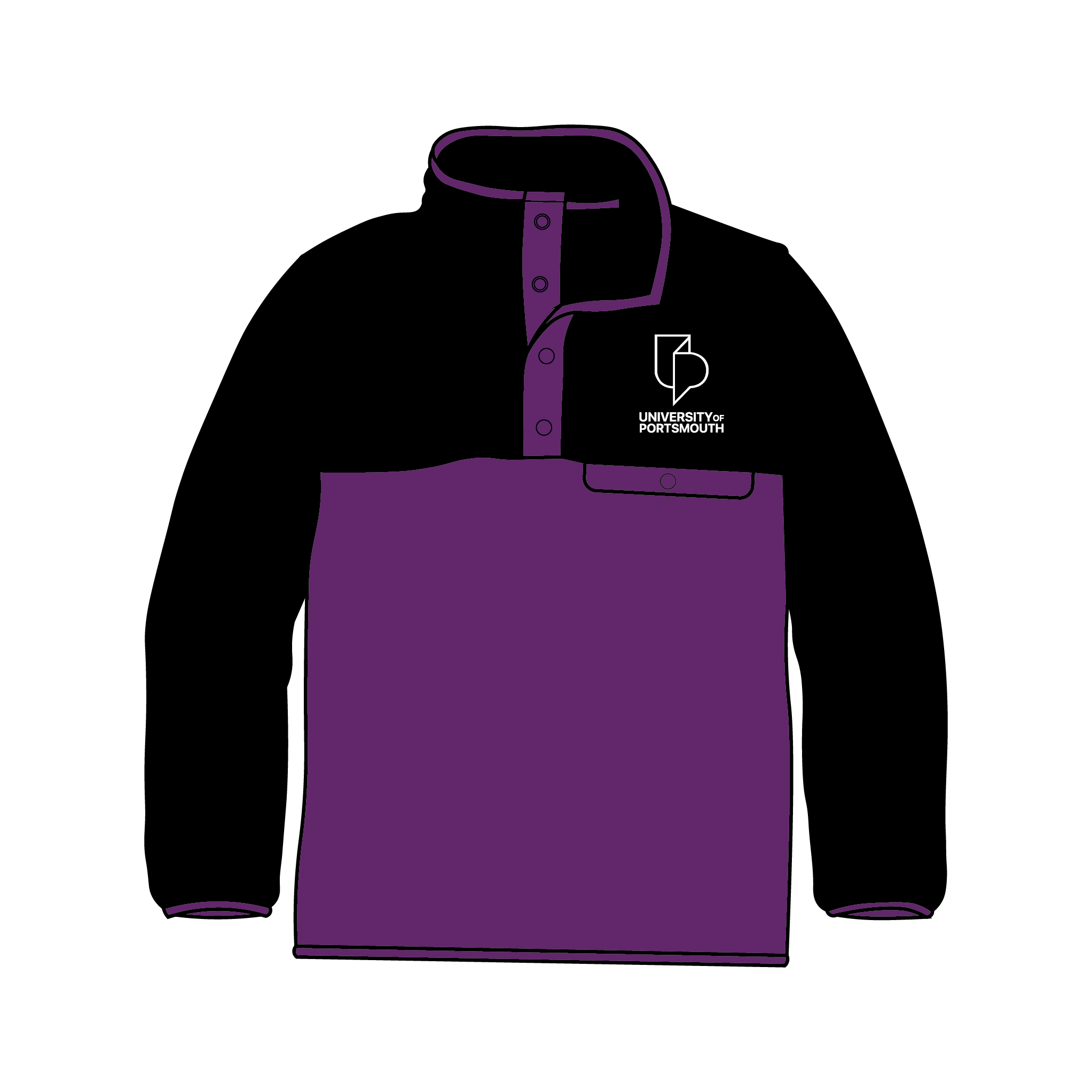 University of Portsmouth Rowing Pocket Fleece