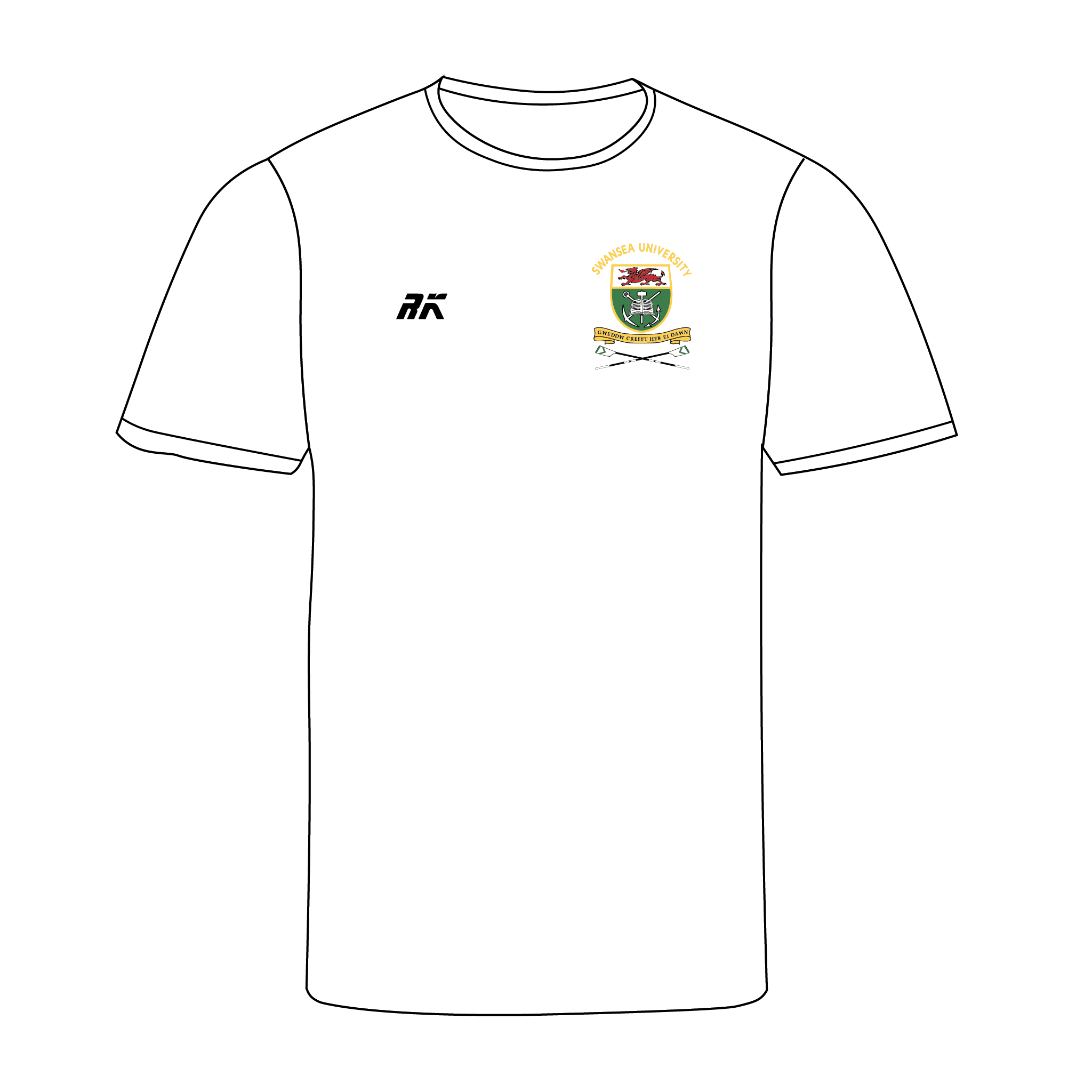 Swansea University Boat Club Bespoke Gym T-shirt