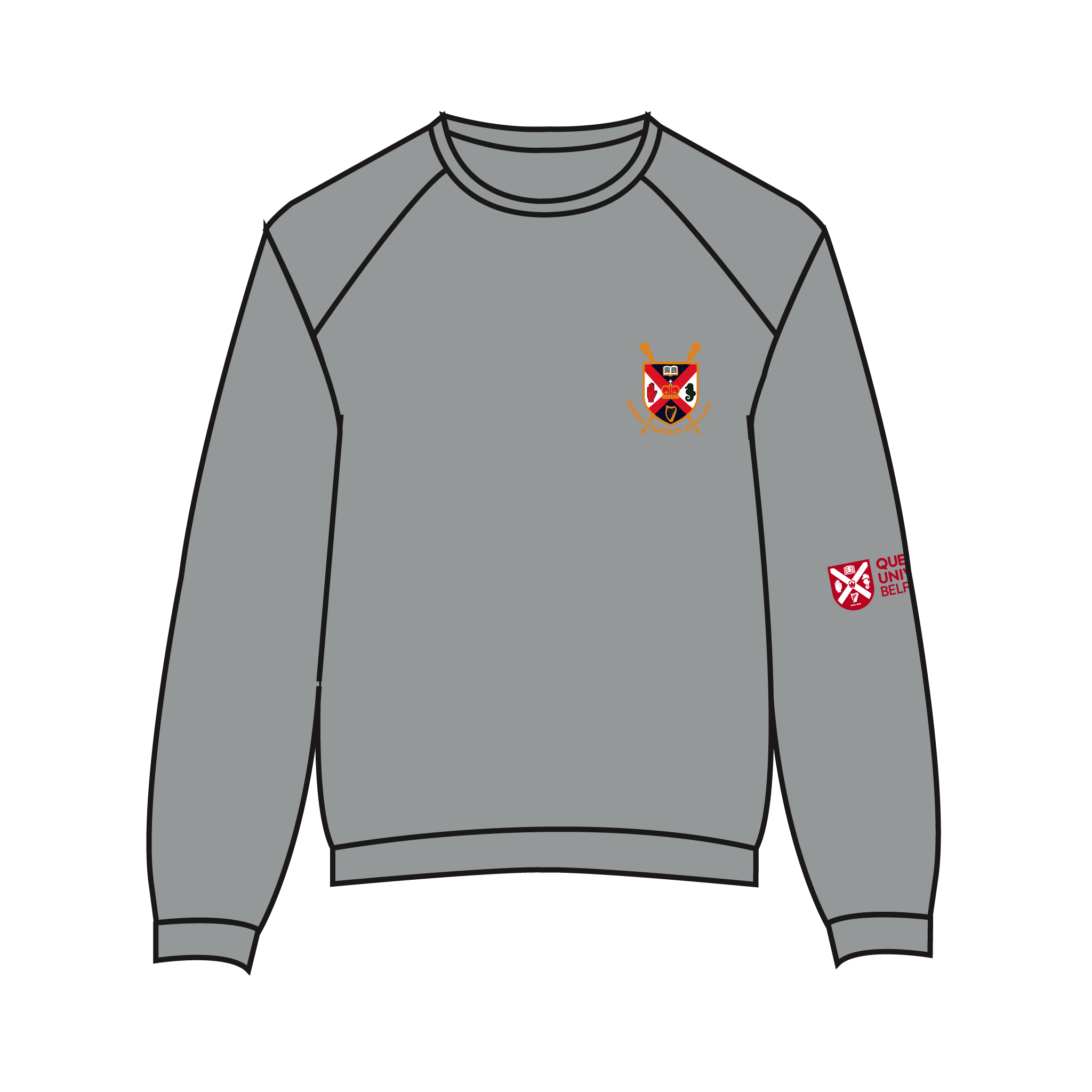 Queen's University Belfast Men's Boat Club Sweatshirt