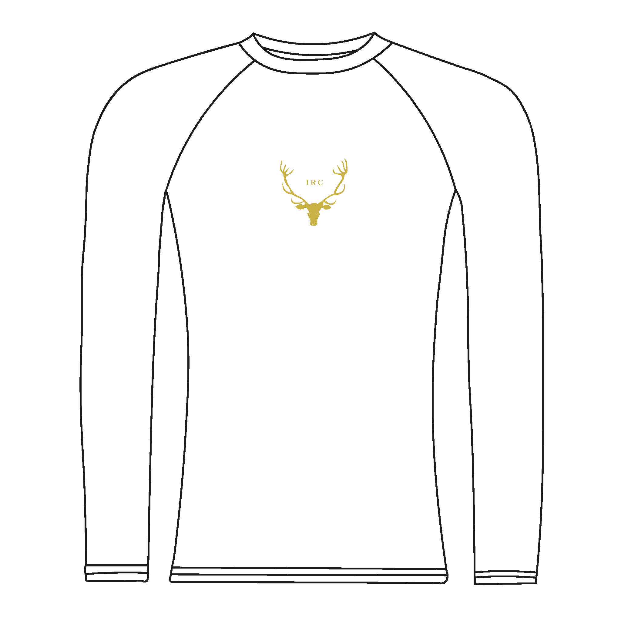 Inverness Rowing Club Long Sleeve Baselayer Design 2