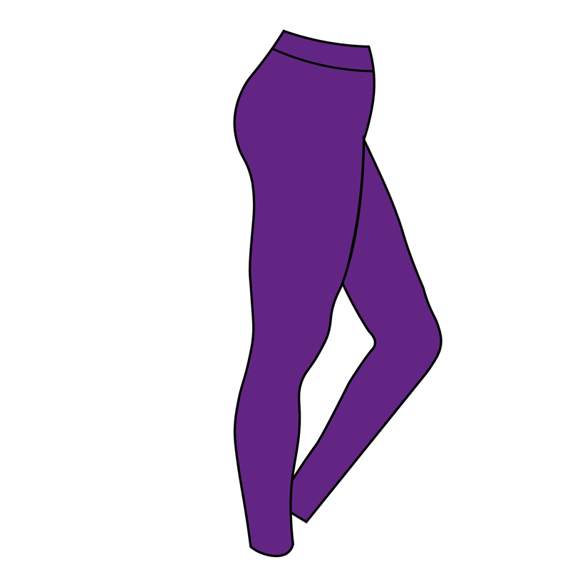 Presentation Brothers College Rowing Club Purple  Leggings