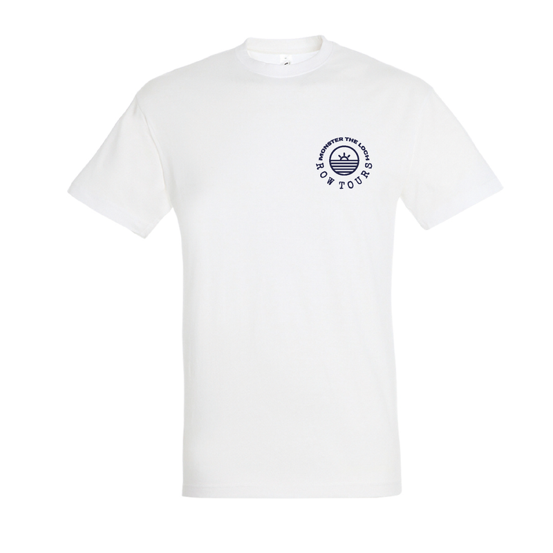 Monster the Loch Cotton T-Shirt White