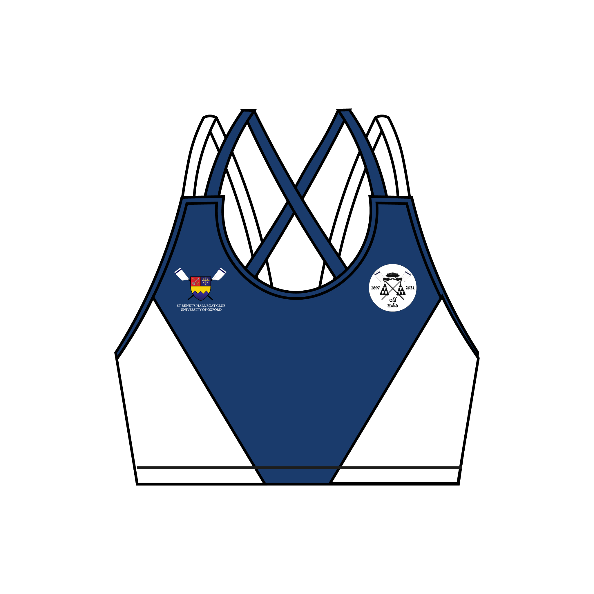 St. Benet's Hall Old Habits Boat Club Sports Bra