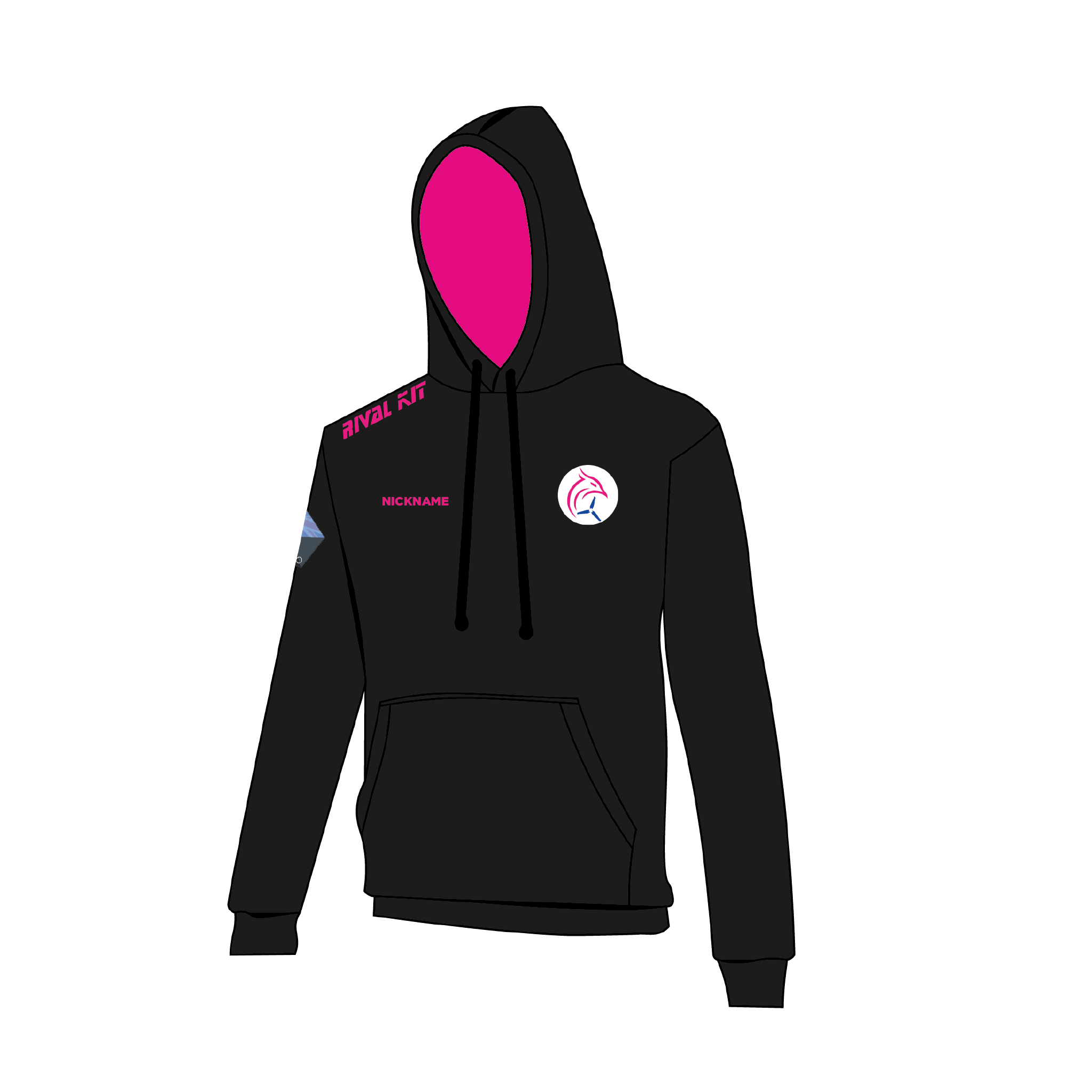 Coventry University Drone Racing Two-Tone Hoodie