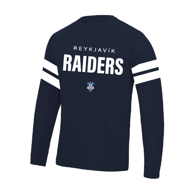 Reykjavík Raiders Long Sleeve Gym Top Navy