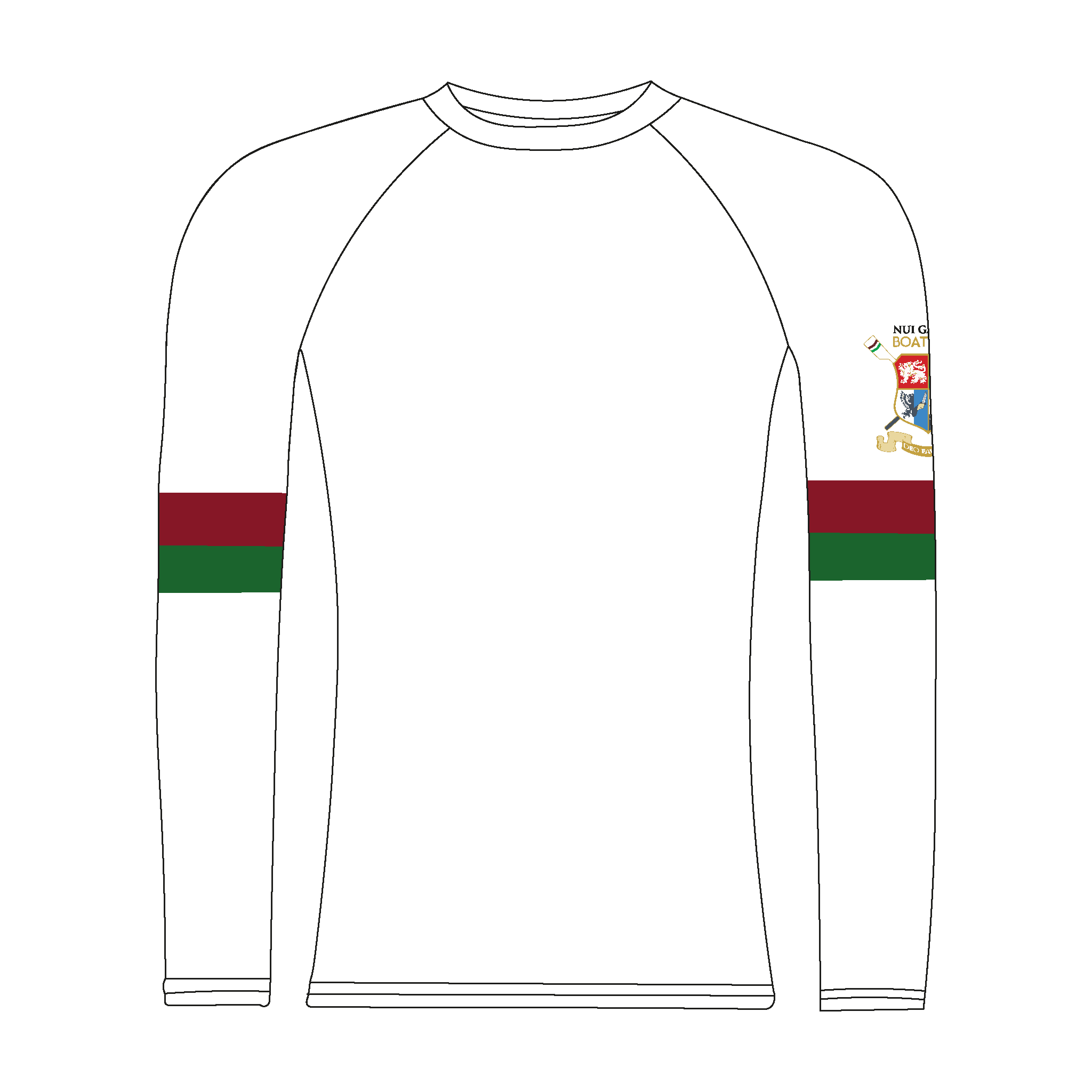 NUIG Boat Club Long Sleeve Base-Layer