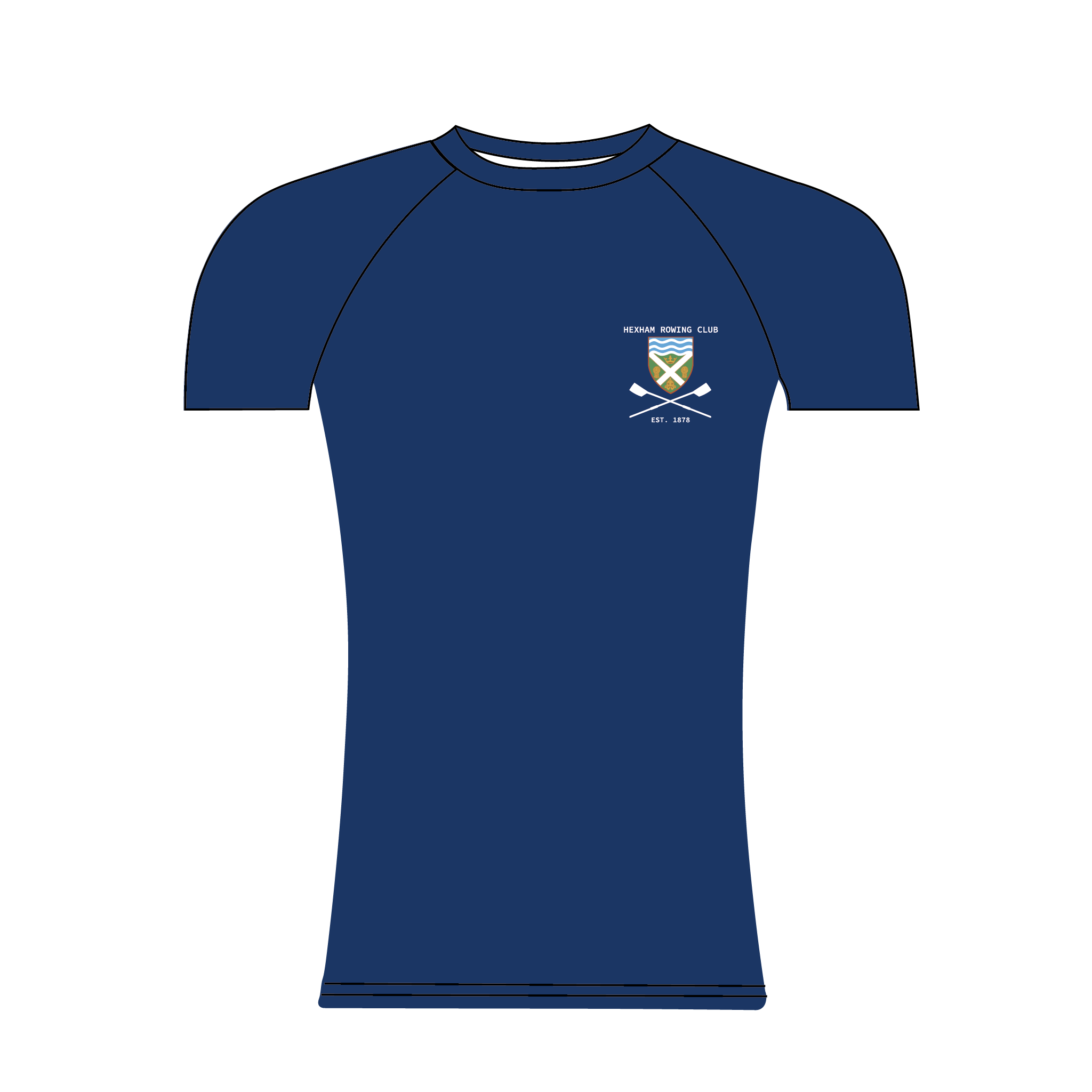 Hexham Rowing Club Coach's Short Sleeve Base-Layer
