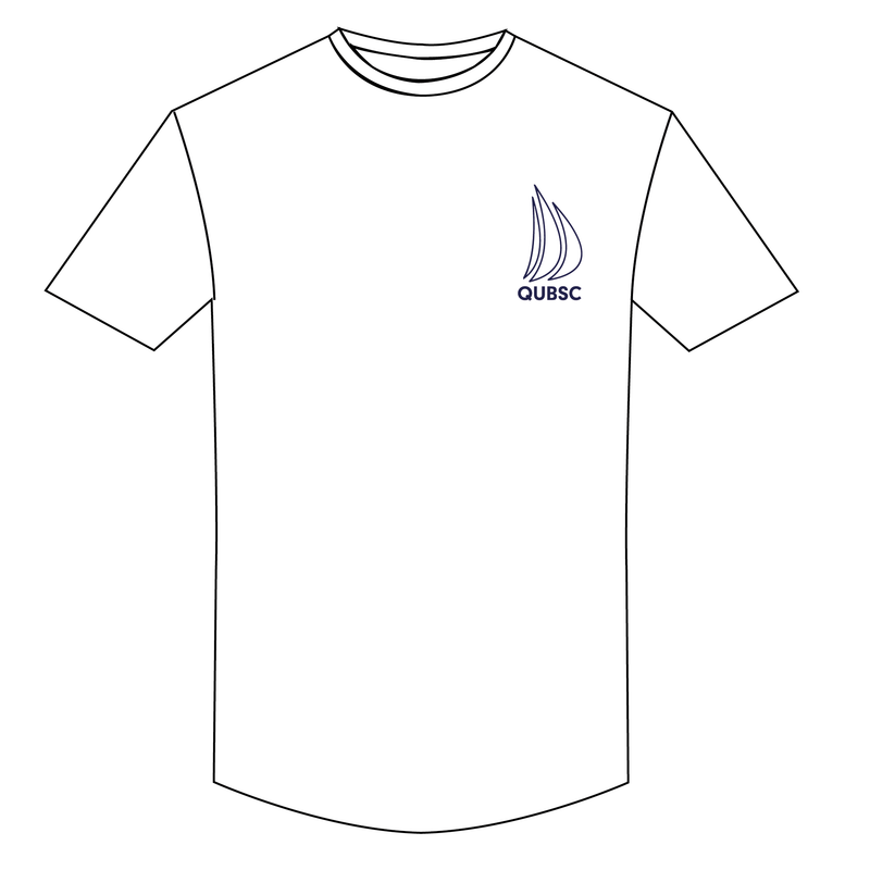 Queen's University Belfast Sailing Club Gym T-shirt White