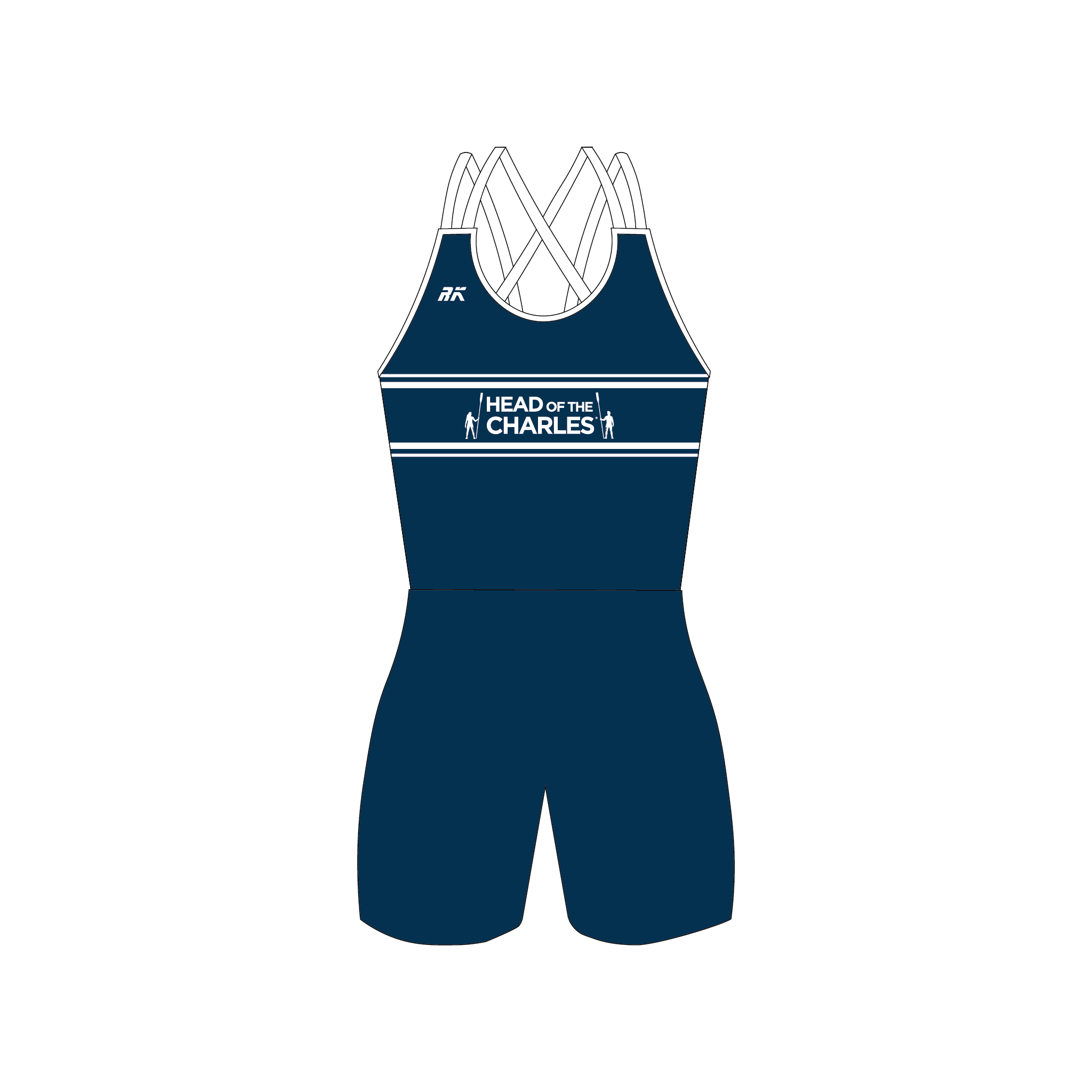 Head Of The Charles Navy Strappy AIO