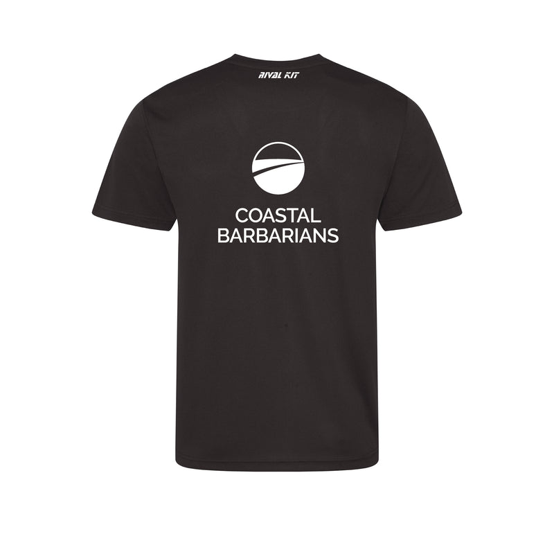 Coastal Barbarians Black Gym T-shirt