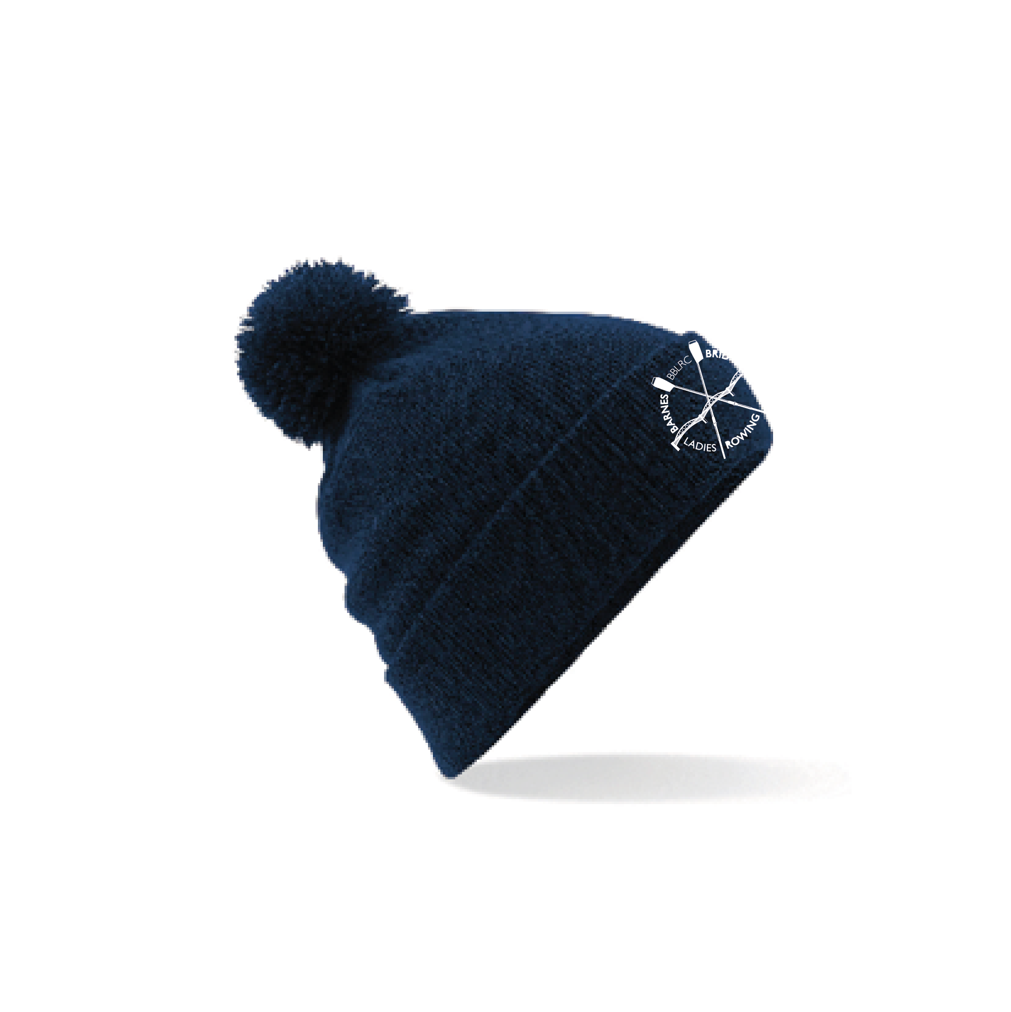 Barnes Bridge Ladies RC Navy Bobble Hat