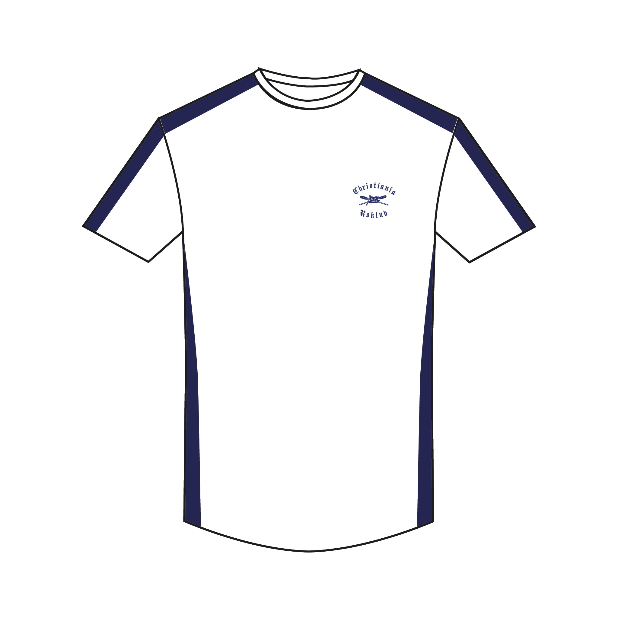 Christiania Roklub Bespoke Short Sleeve Gym T-shirt 1