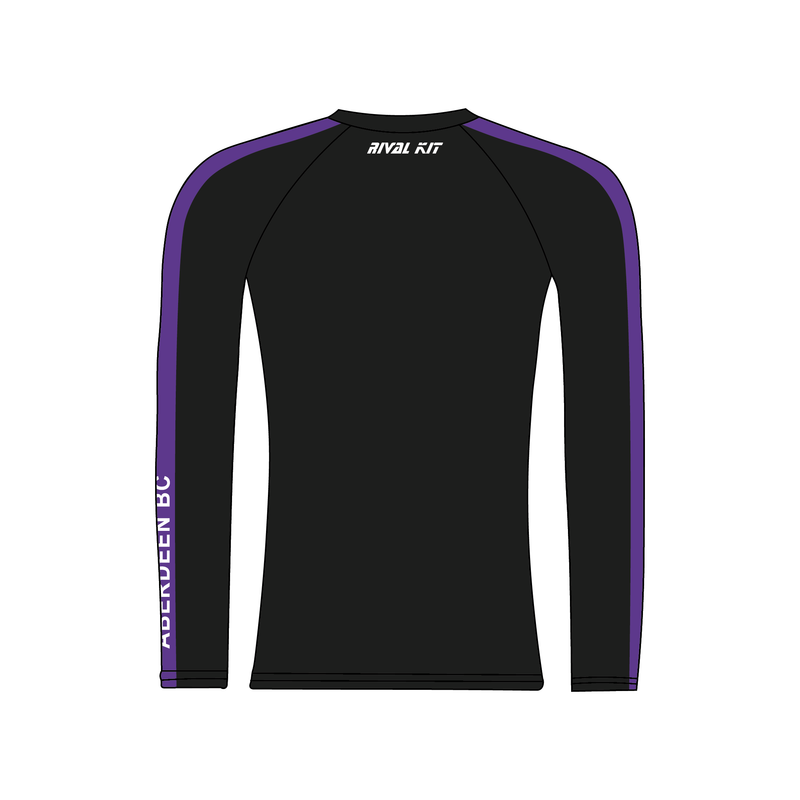 Aberdeen BC Stripe Long Sleeve Black Baselayer