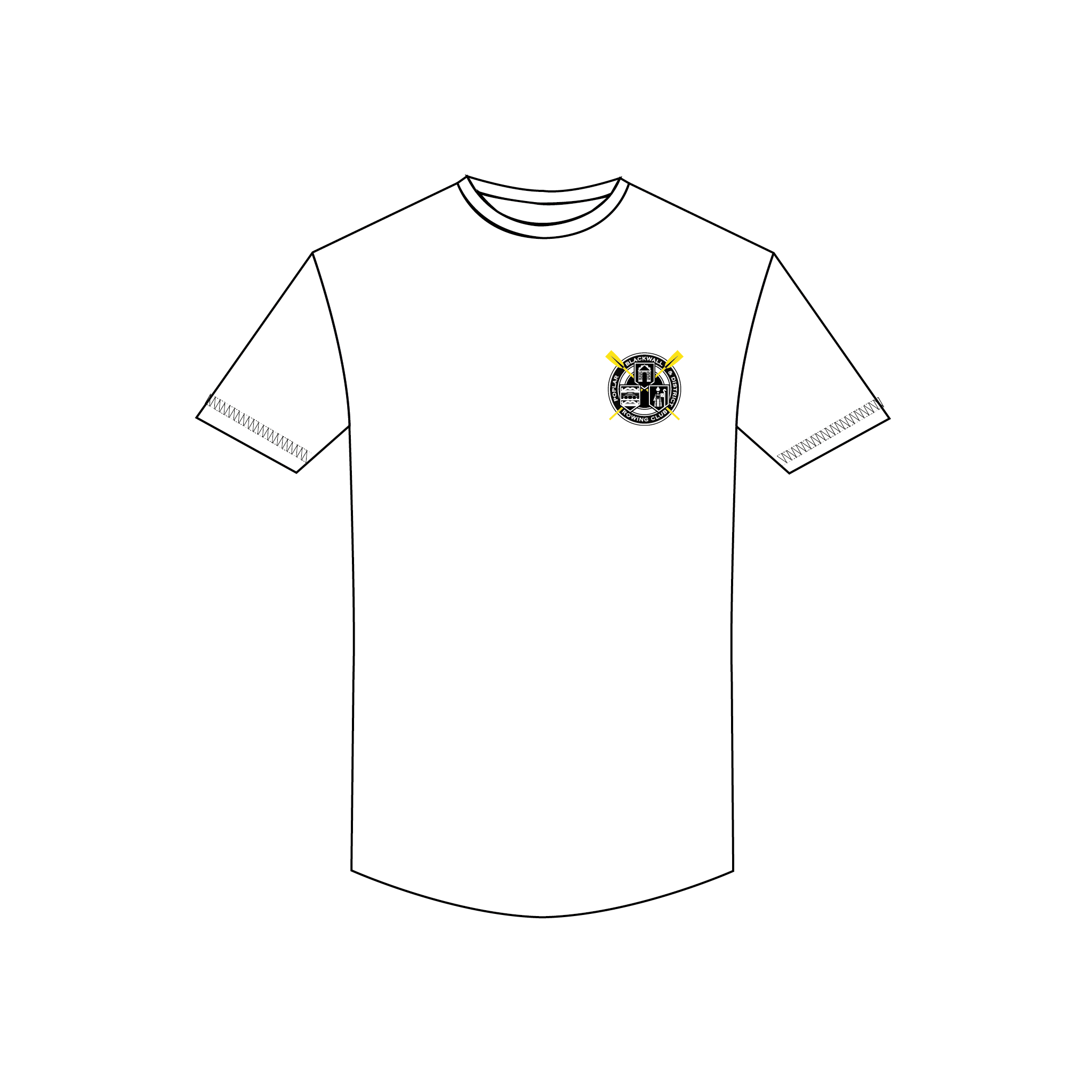 Poplar, Blackwall and District RC White Gym T