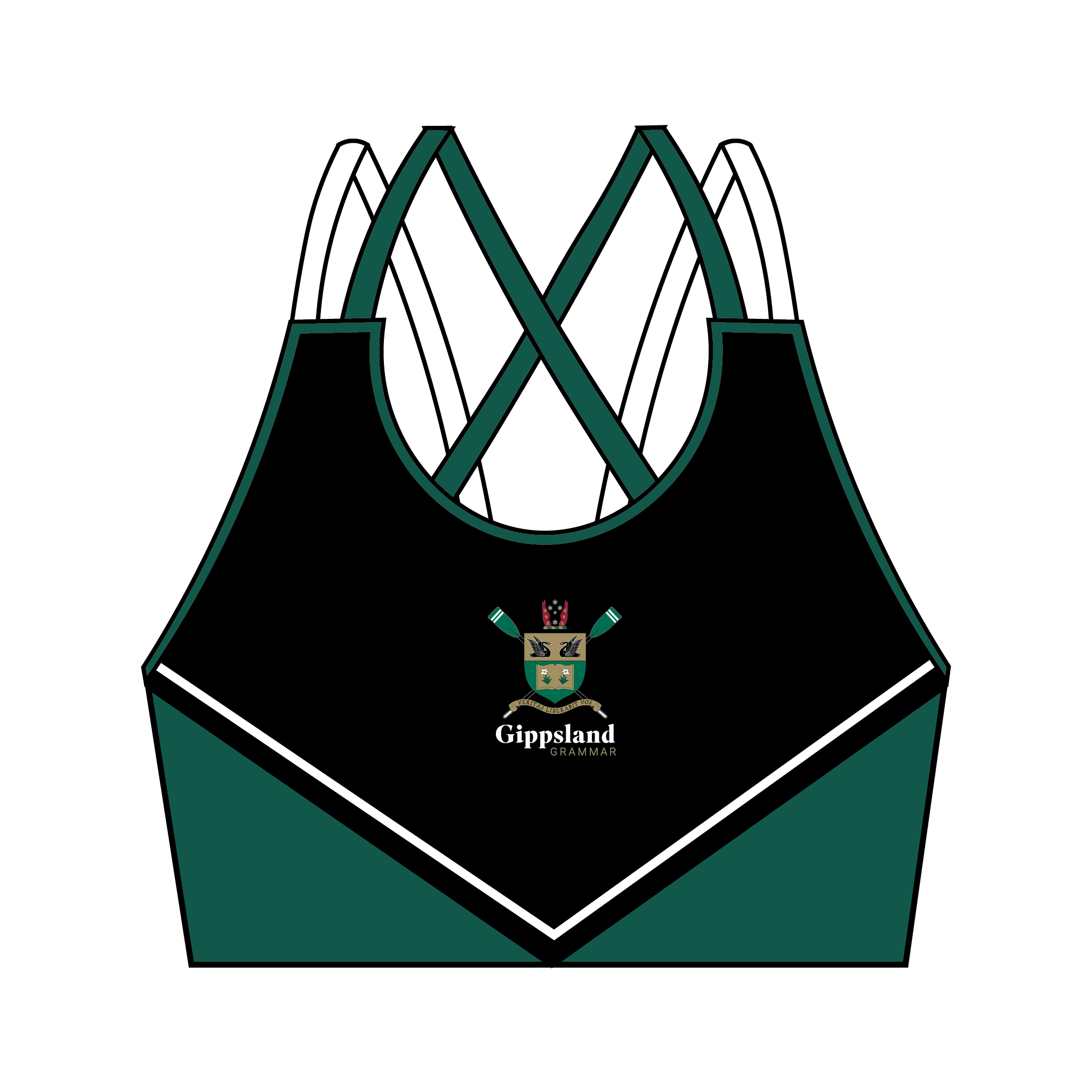 Gippsland Grammar Strappy Sports Bra
