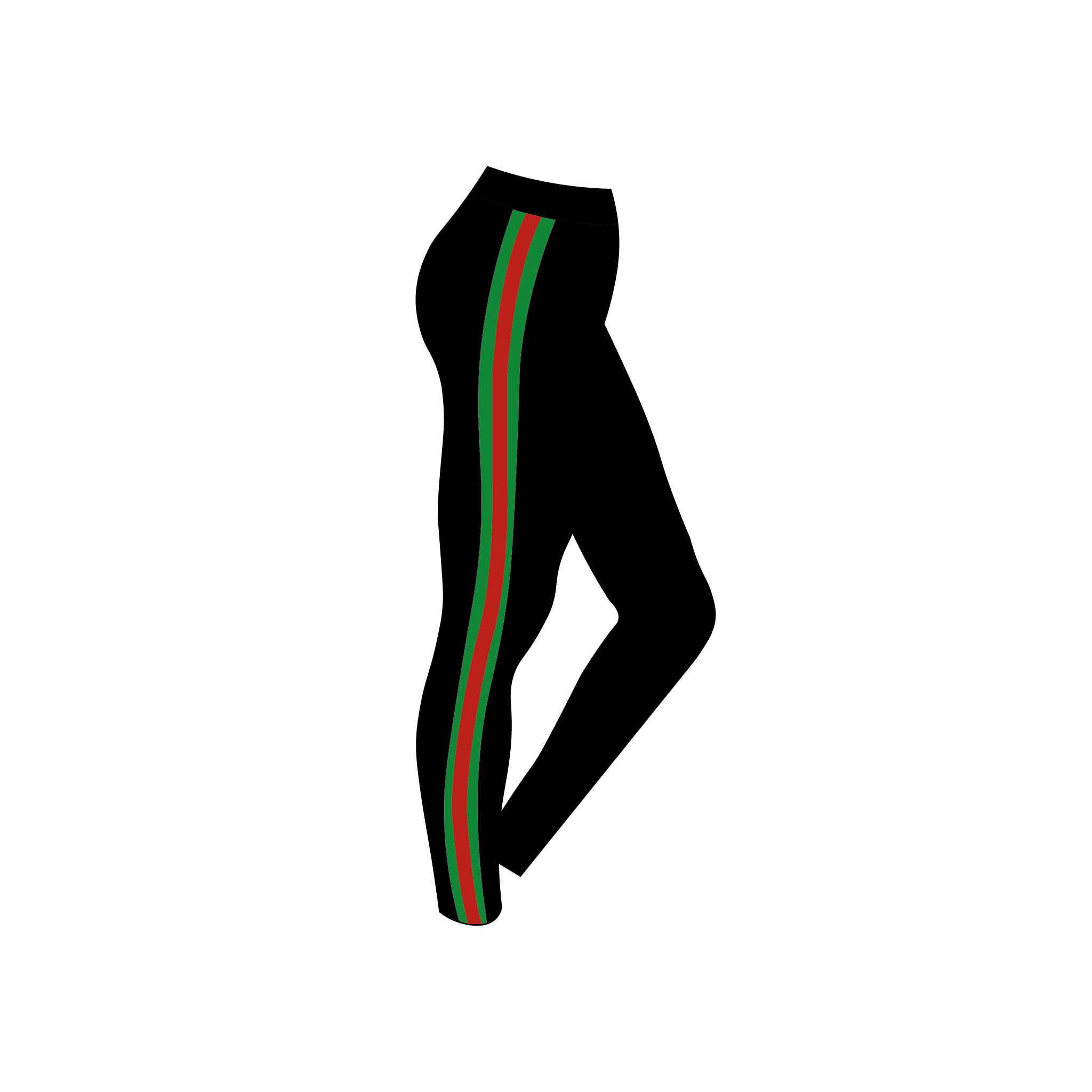 Aberystwyth University Boat Club Black Leggings