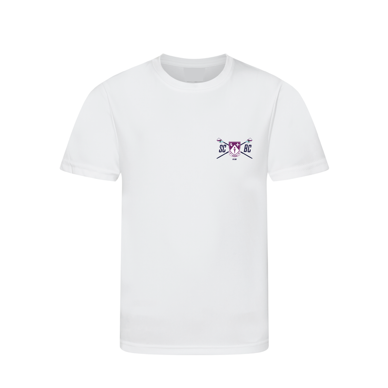 South College Boat Club White Gym T-shirt