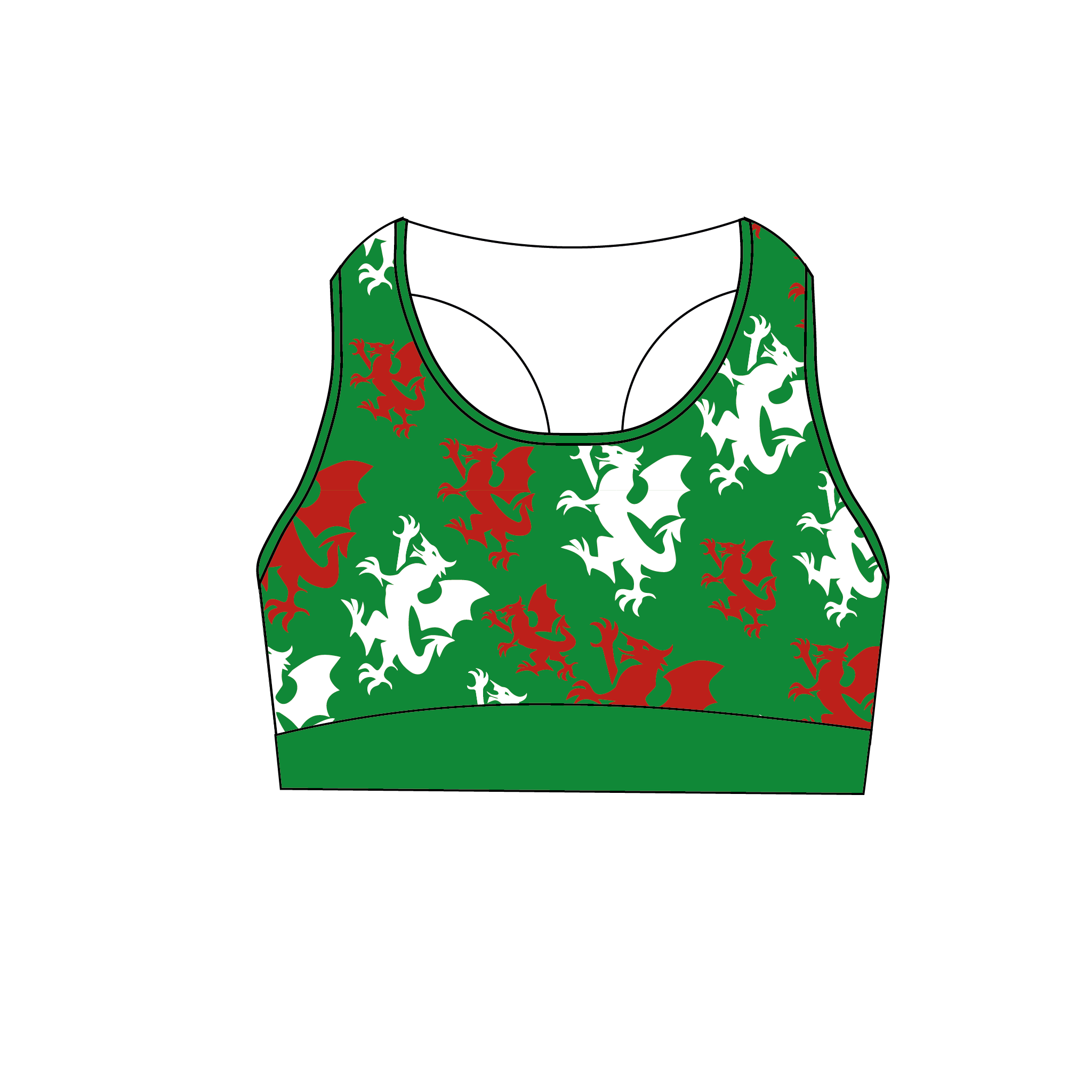 Aberystwyth University Boat Club Dragon Sports Bra