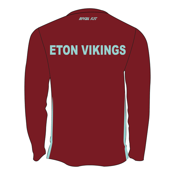 Eton Vikings Plain Bespoke Long Sleeve Gym T-Shirt