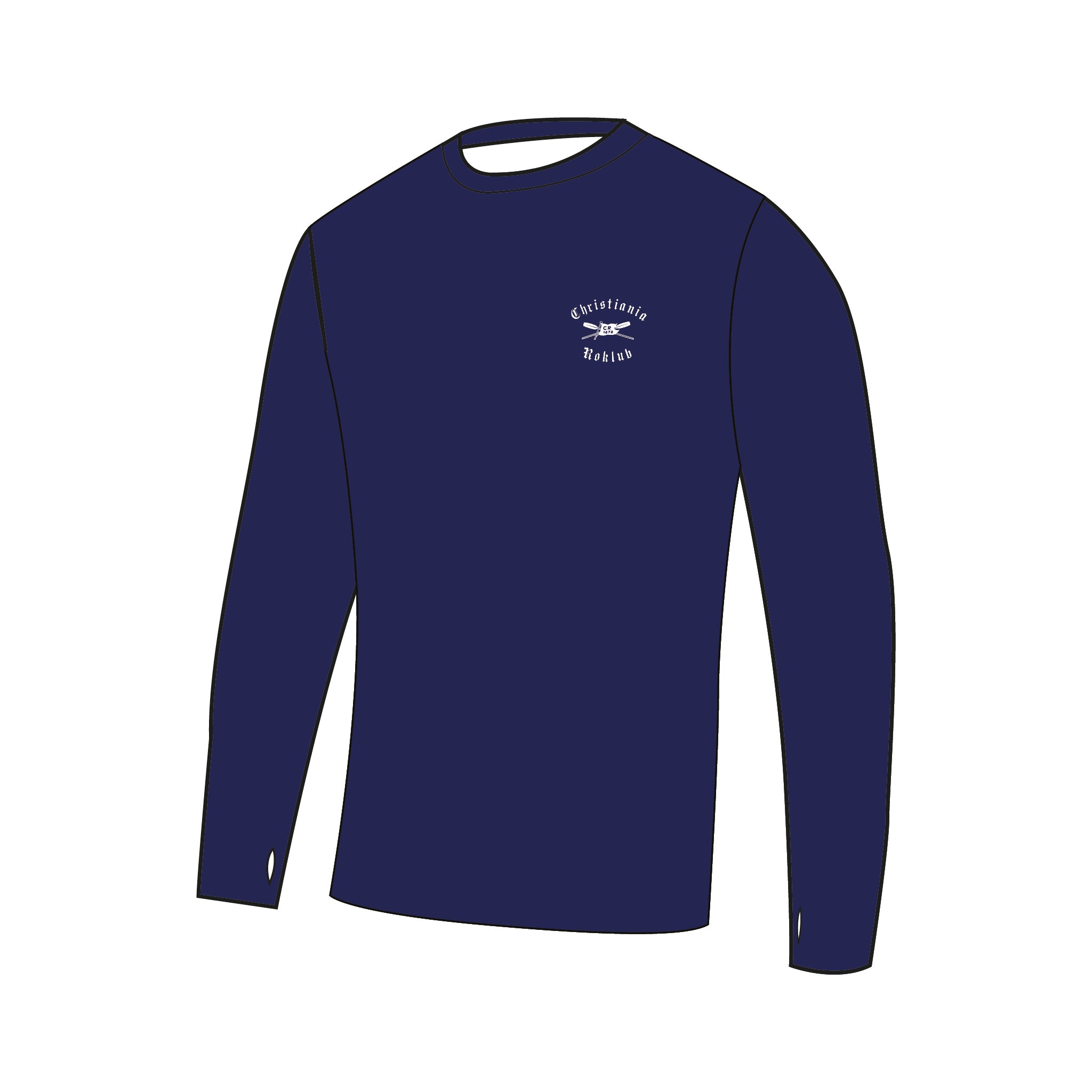 Christiania Roklub Bespoke Long Sleeve Gym T-Shirt 2