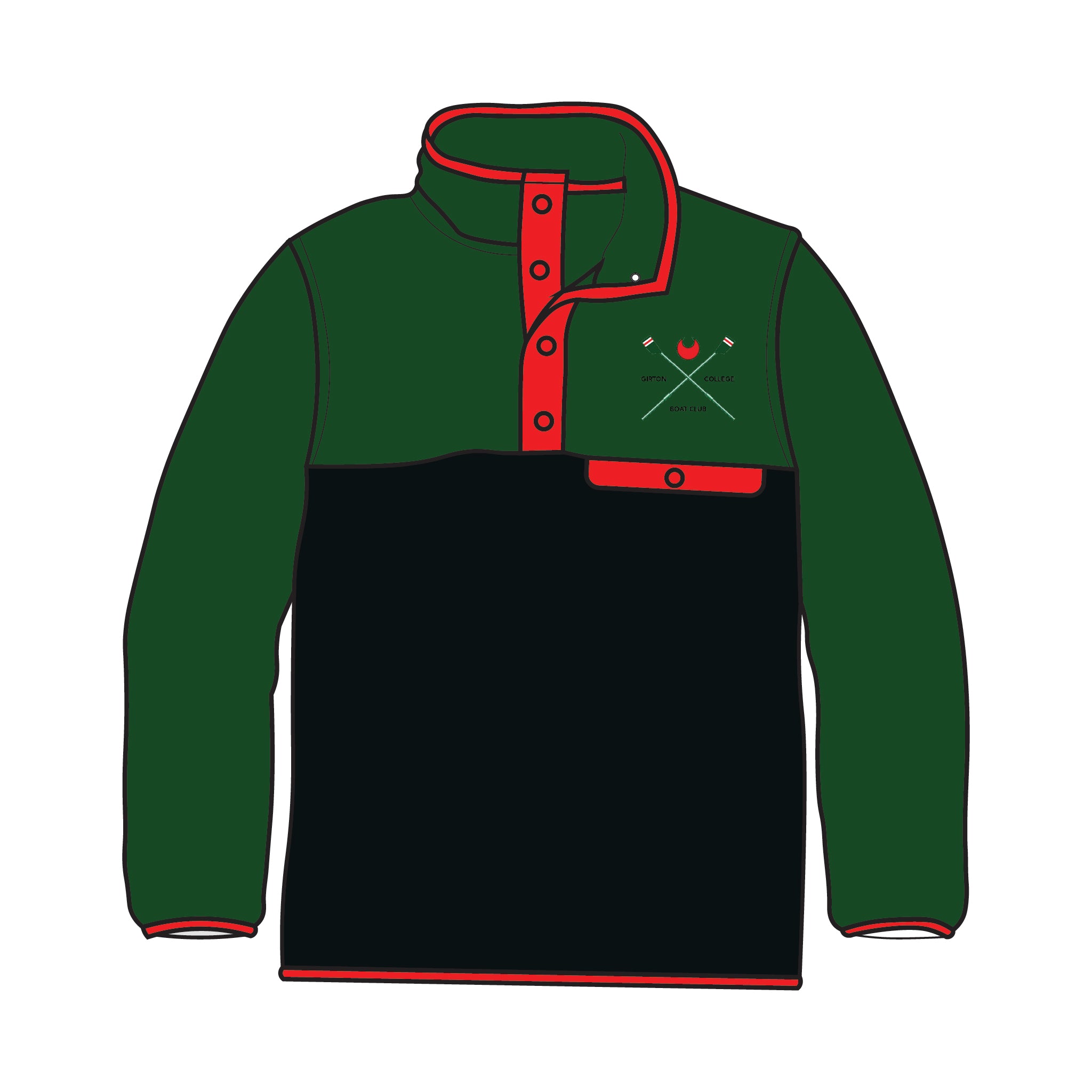 Girton College Boat Club Pocket Fleece