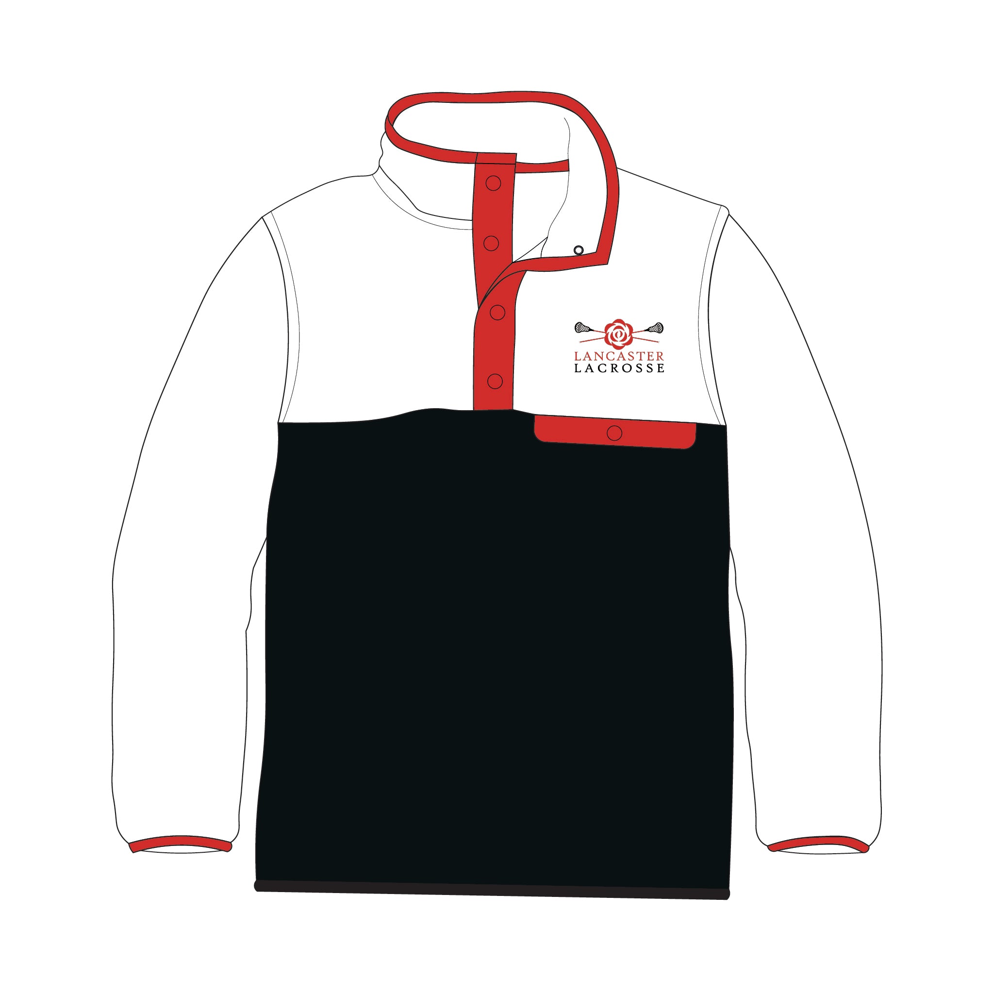 Lancaster University Lacrosse Pocket Fleece